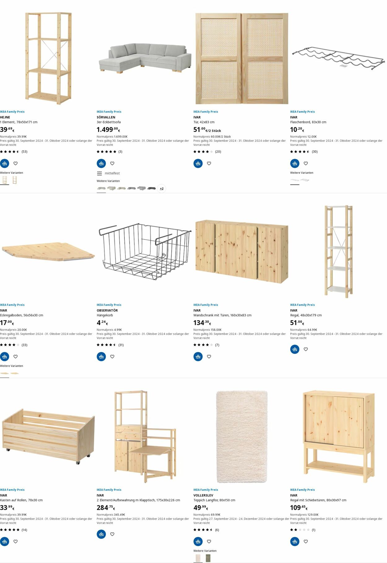 Prospekt IKEA 28.10.2024 - 06.11.2024