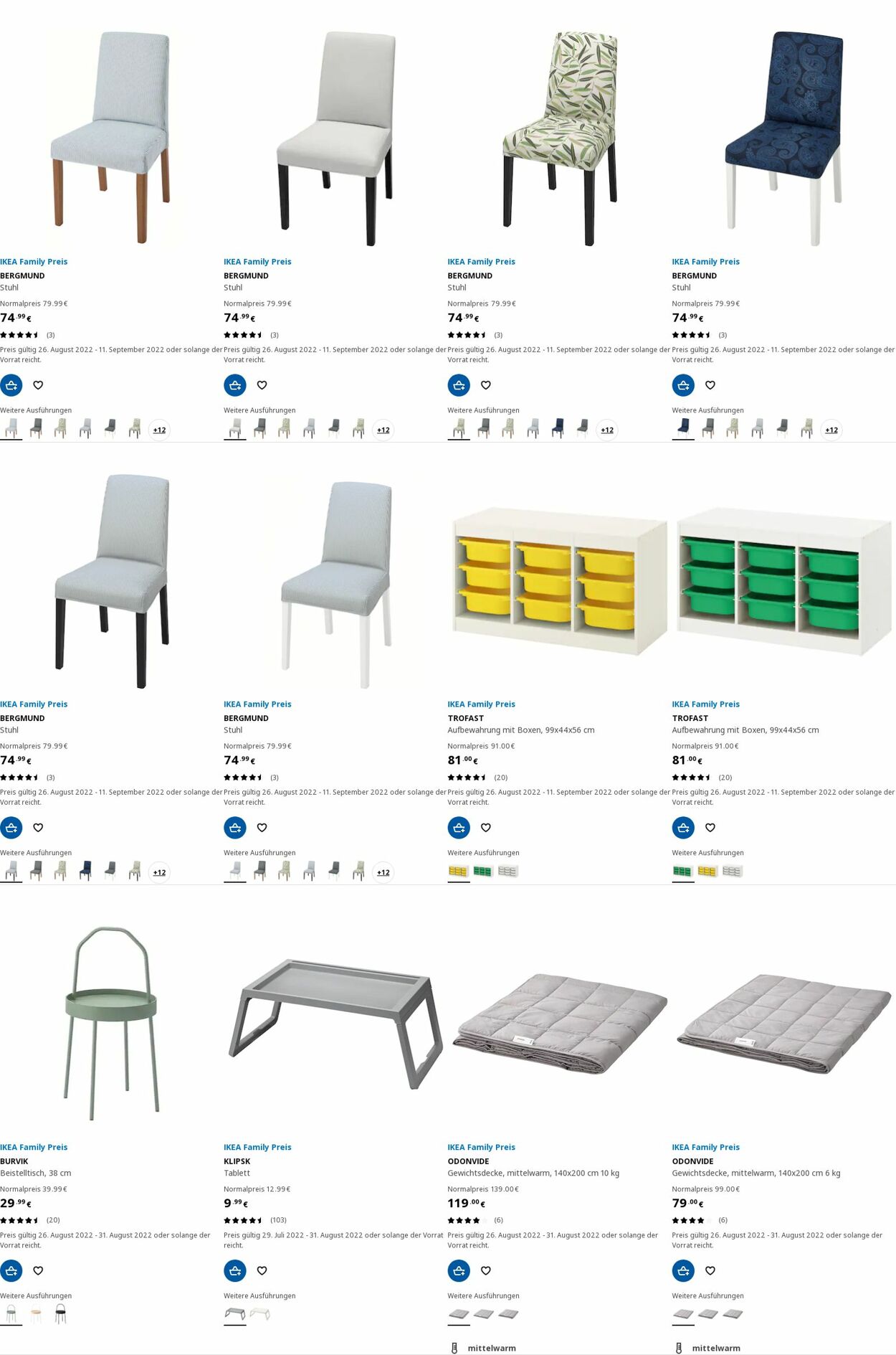 Prospekt IKEA 29.08.2022 - 07.09.2022