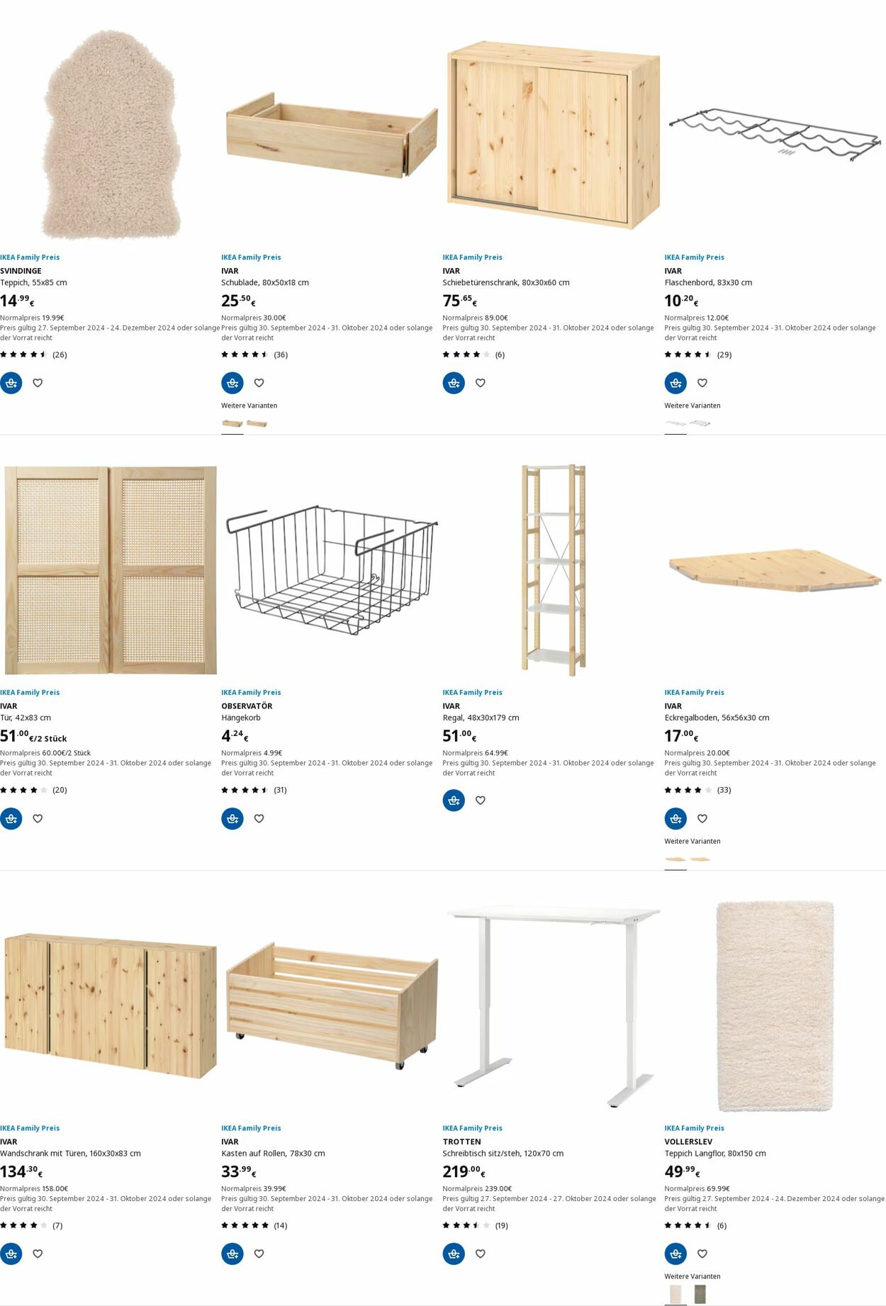 Prospekt IKEA 21.10.2024 - 30.10.2024