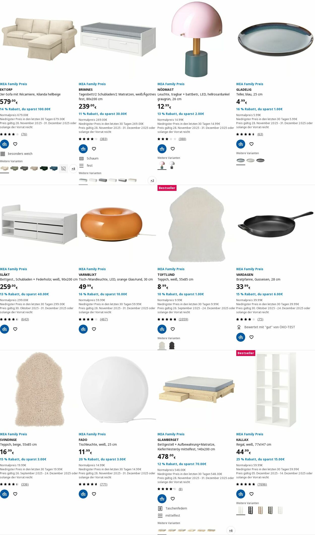 Prospekt IKEA 08.12.2025 - 17.12.2025