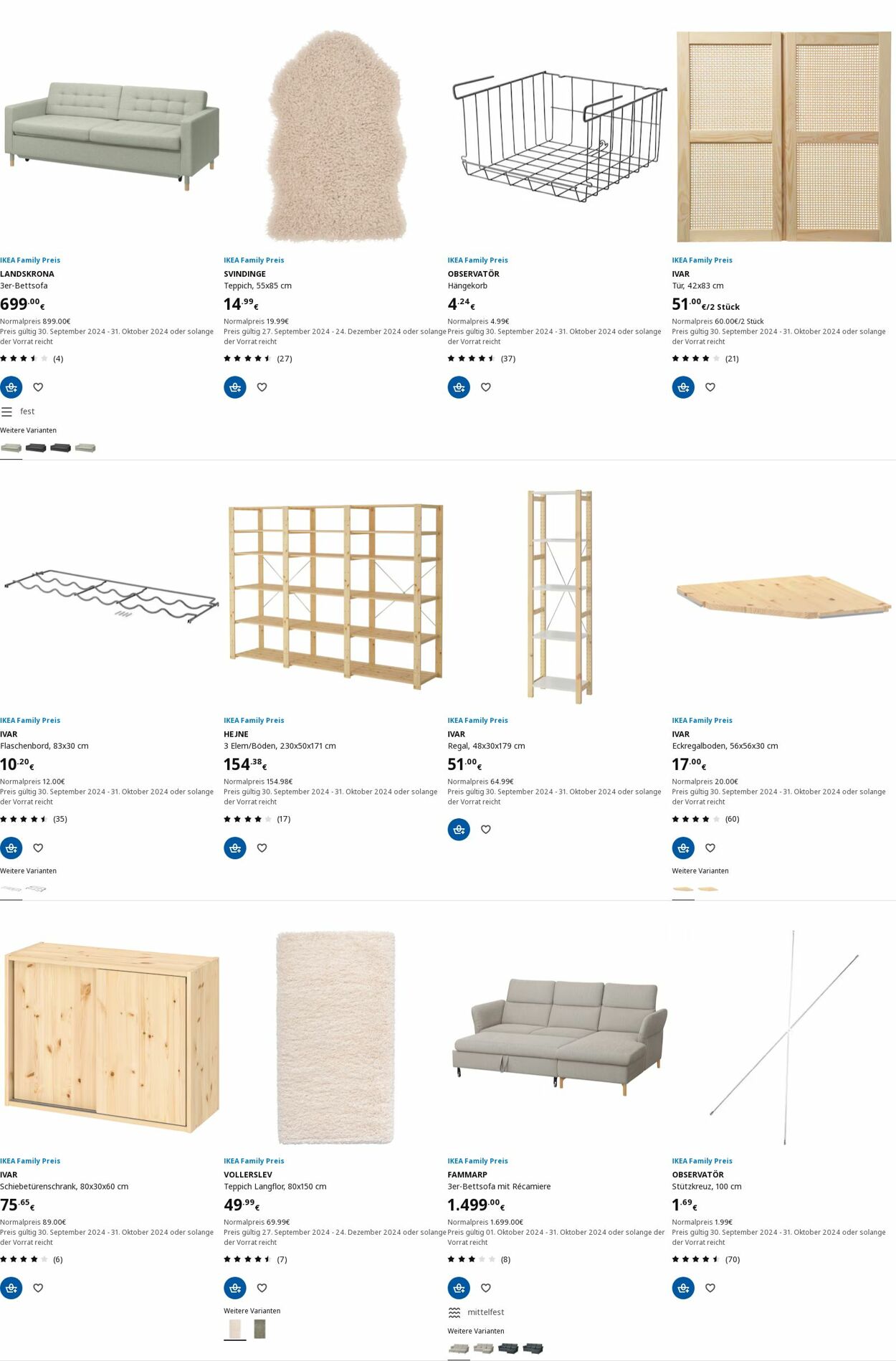 Prospekt IKEA 07.10.2024 - 16.10.2024