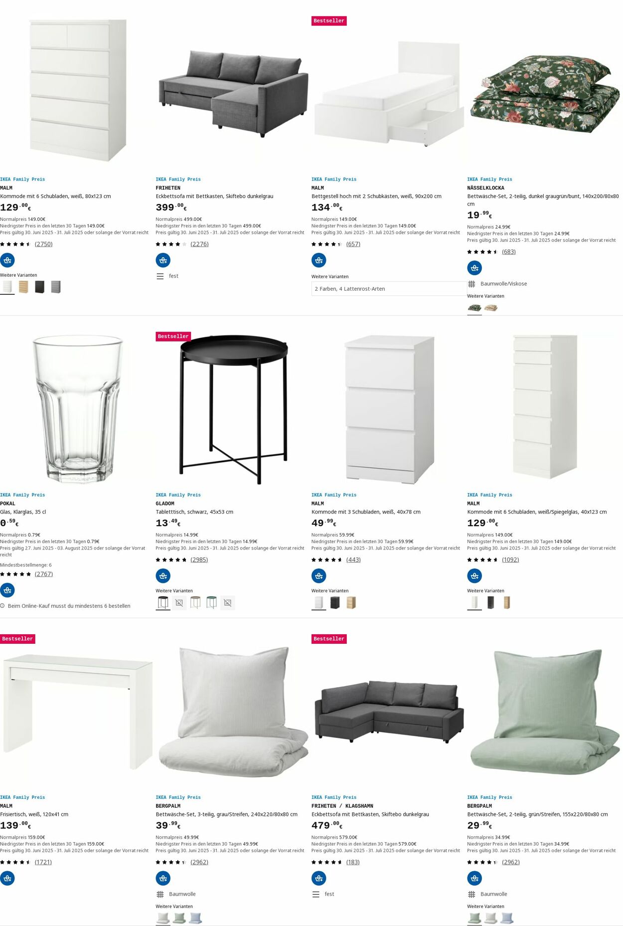 Prospekt IKEA 28.07.2025 - 06.08.2025