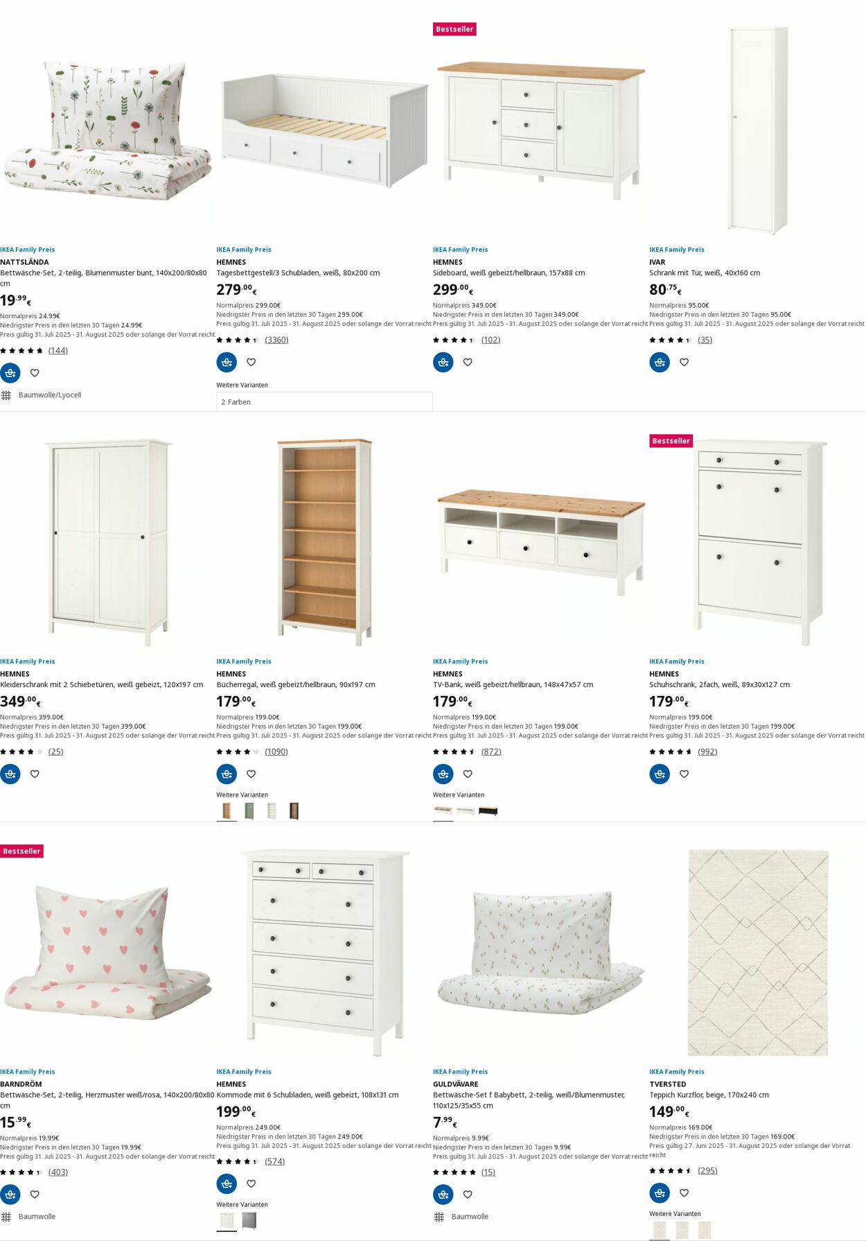 Prospekt IKEA 18.08.2025 - 27.08.2025