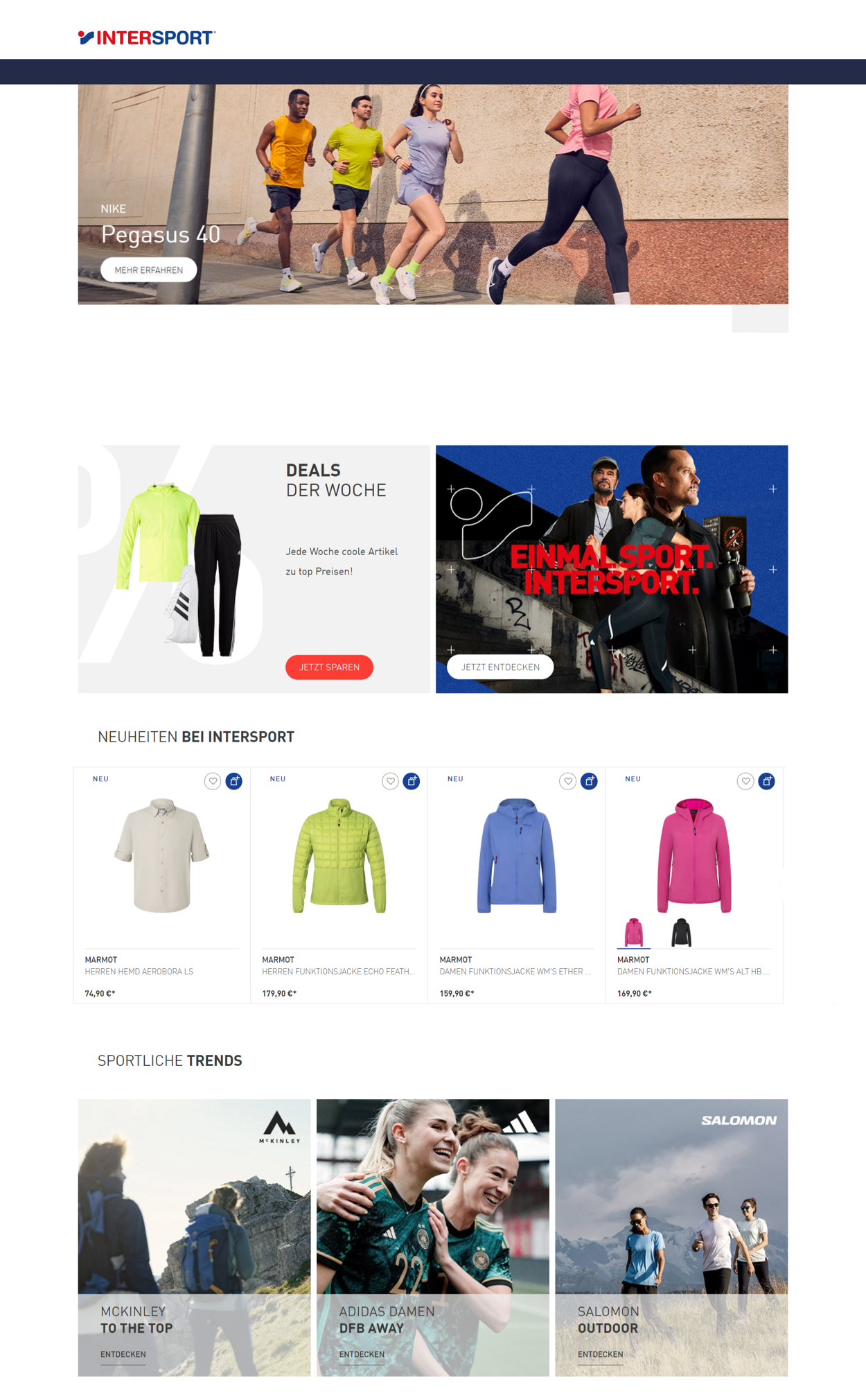Intersport Wöchentliche Prospekte
