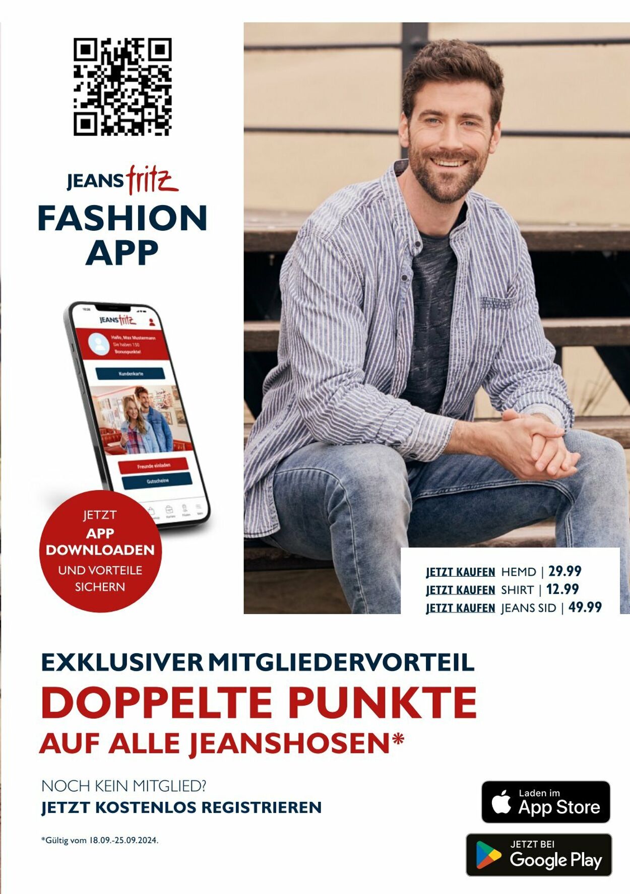 Prospekt Jeans Fritz 30.09.2024 - 30.10.2024