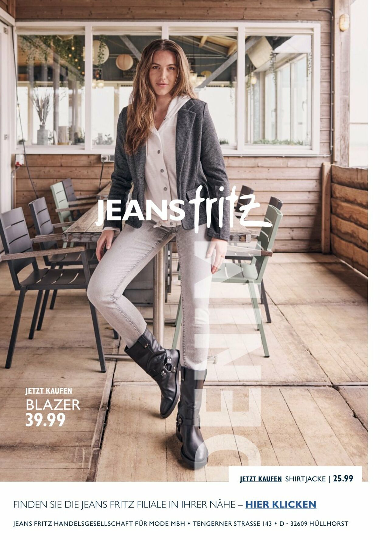 Prospekt Jeans Fritz 30.09.2024 - 30.10.2024