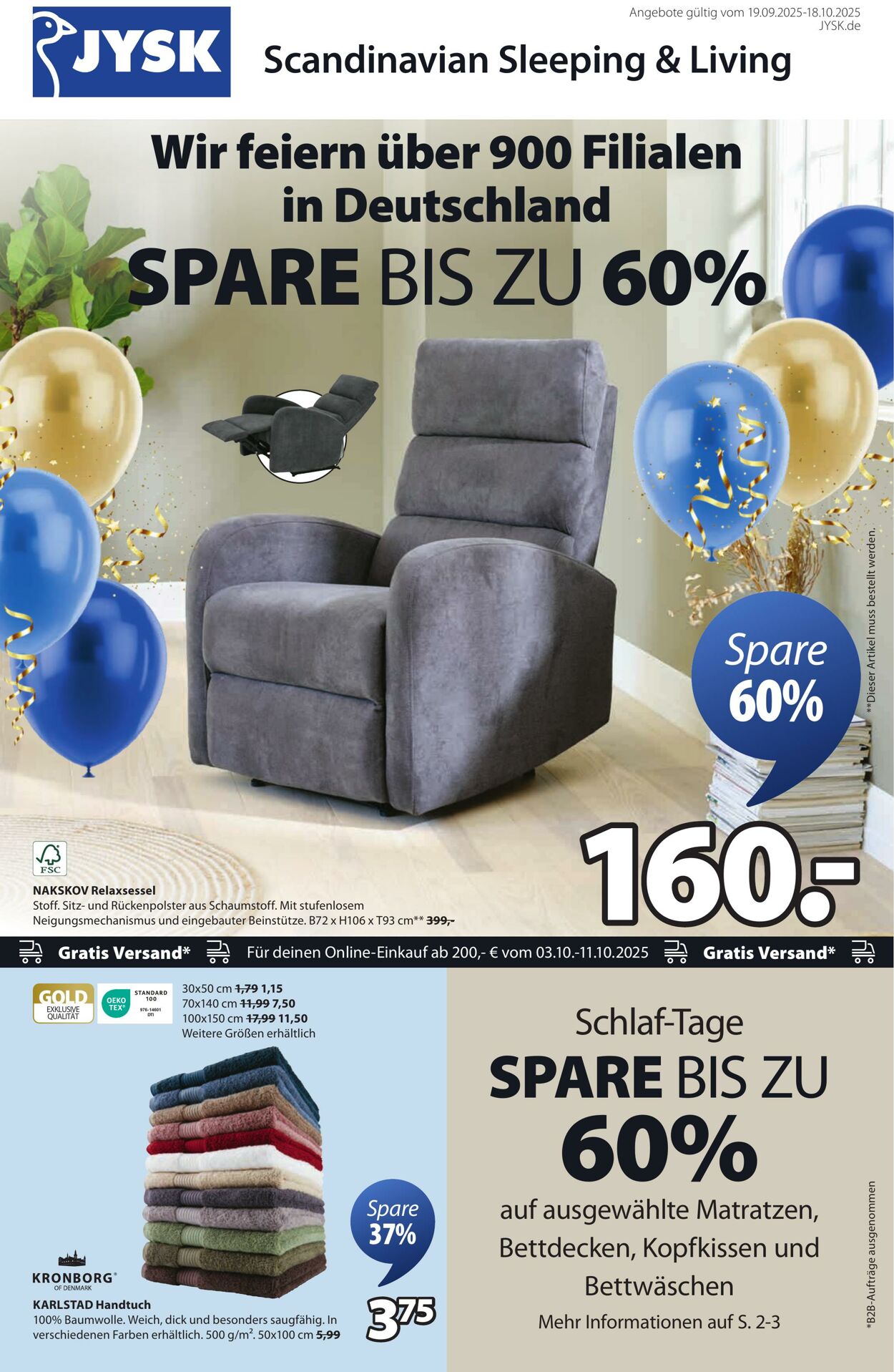 Prospekt JYSK 29.09.2025 - 06.10.2025