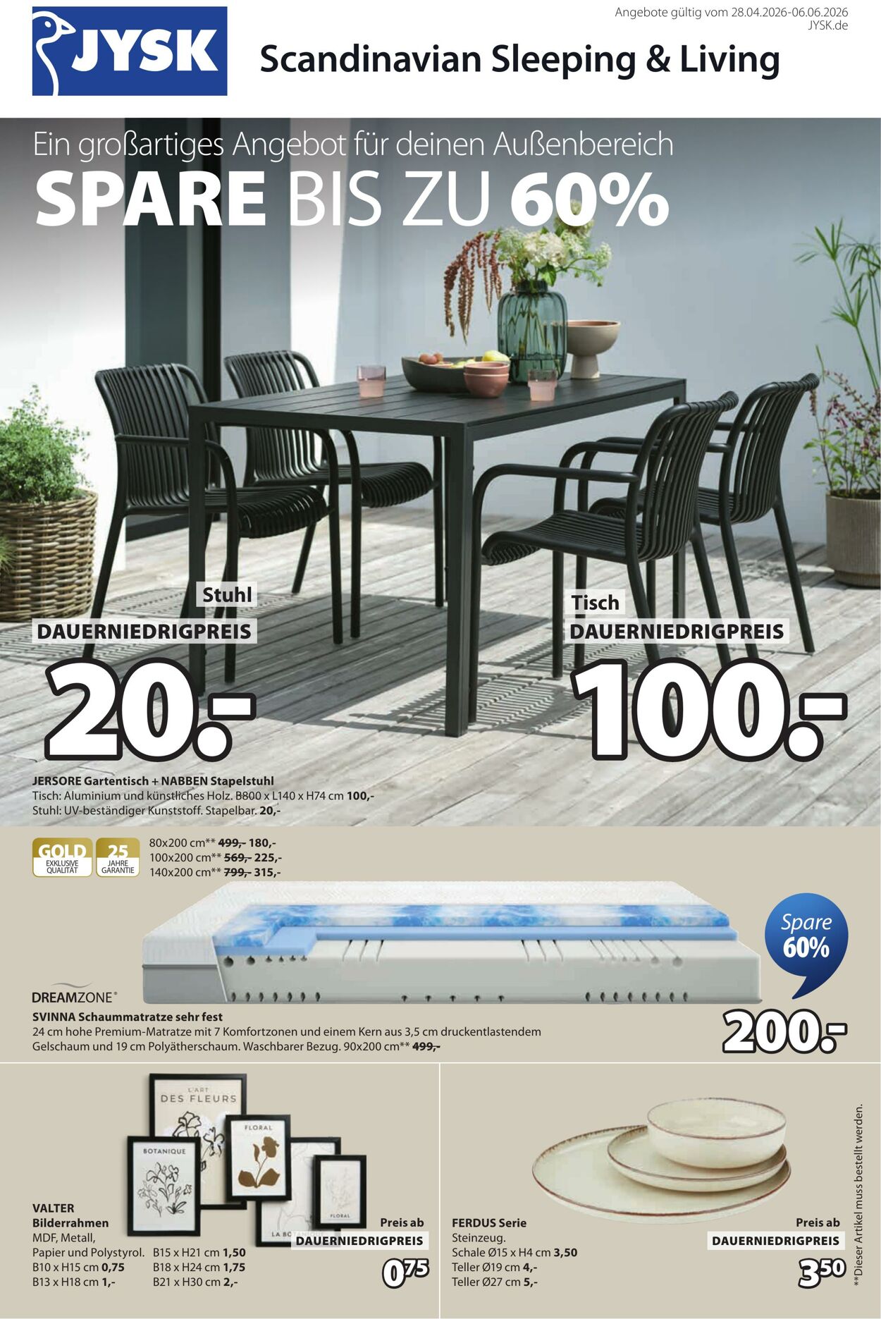 Prospekt JYSK 17.05.2026 - 25.05.2026