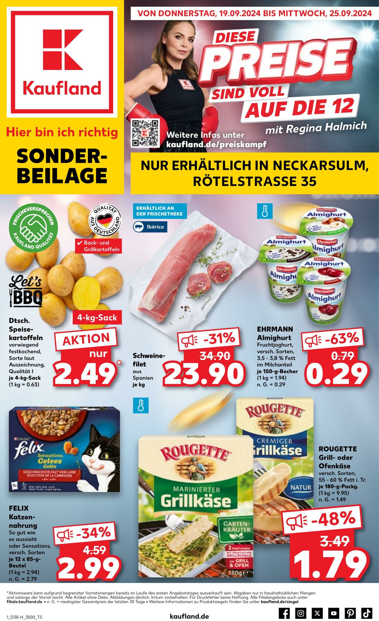 Prospekt Kaufland - Extra-Angebote 19 Sep, 2024 - 25 Sep, 2024