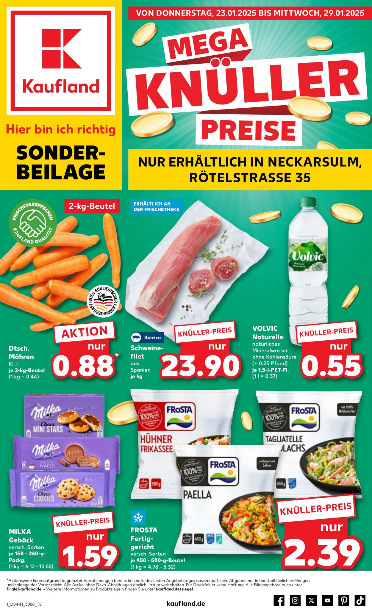 Prospekt Kaufland - Extra-Angebote 23 Jan, 2025 - 29 Jan, 2025