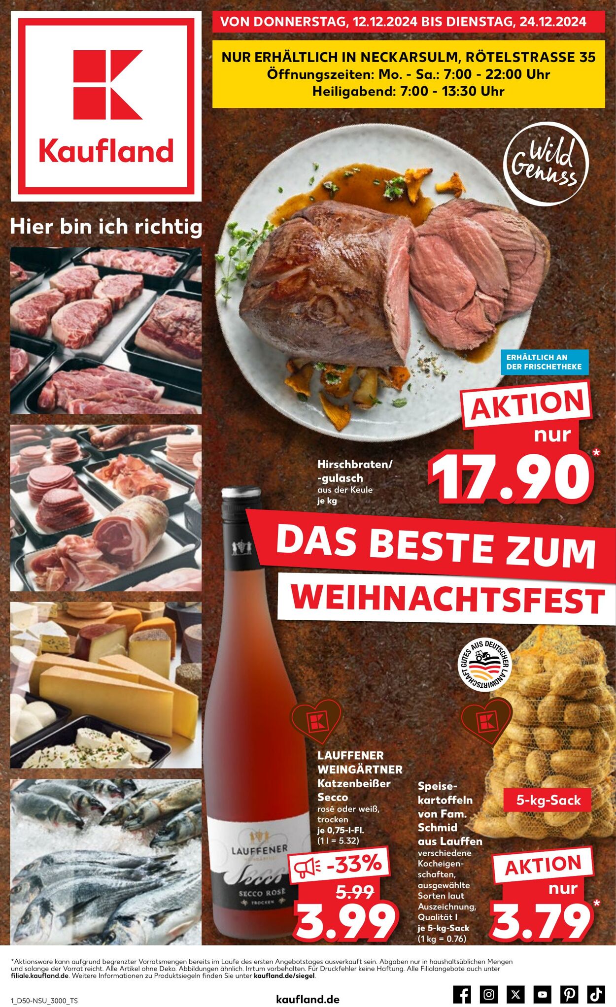 Prospekt Kaufland - Extra-Angebote 12 Dez, 2024 - 24 Dez, 2024