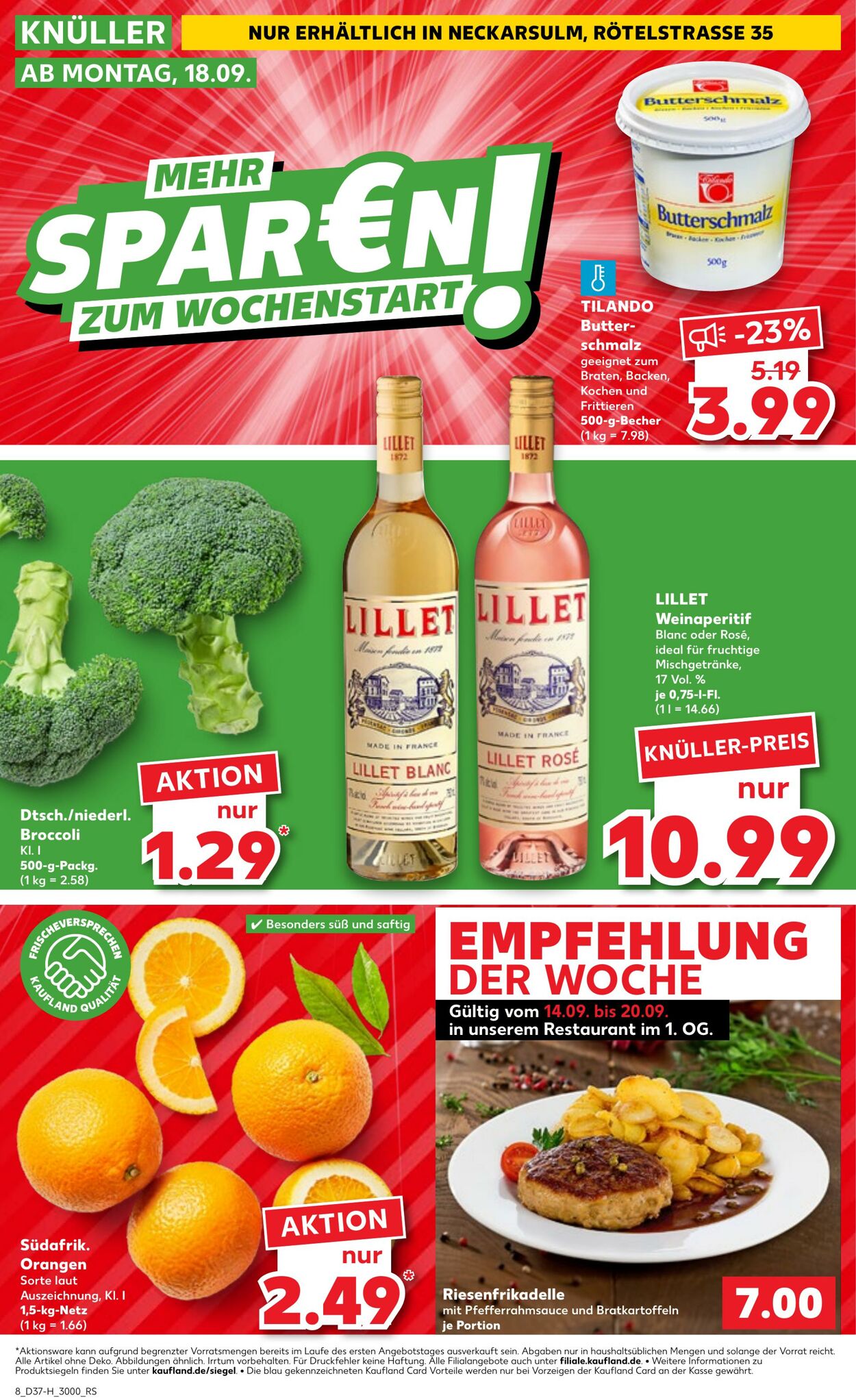 Prospekt Kaufland 14.09.2023 - 20.09.2023