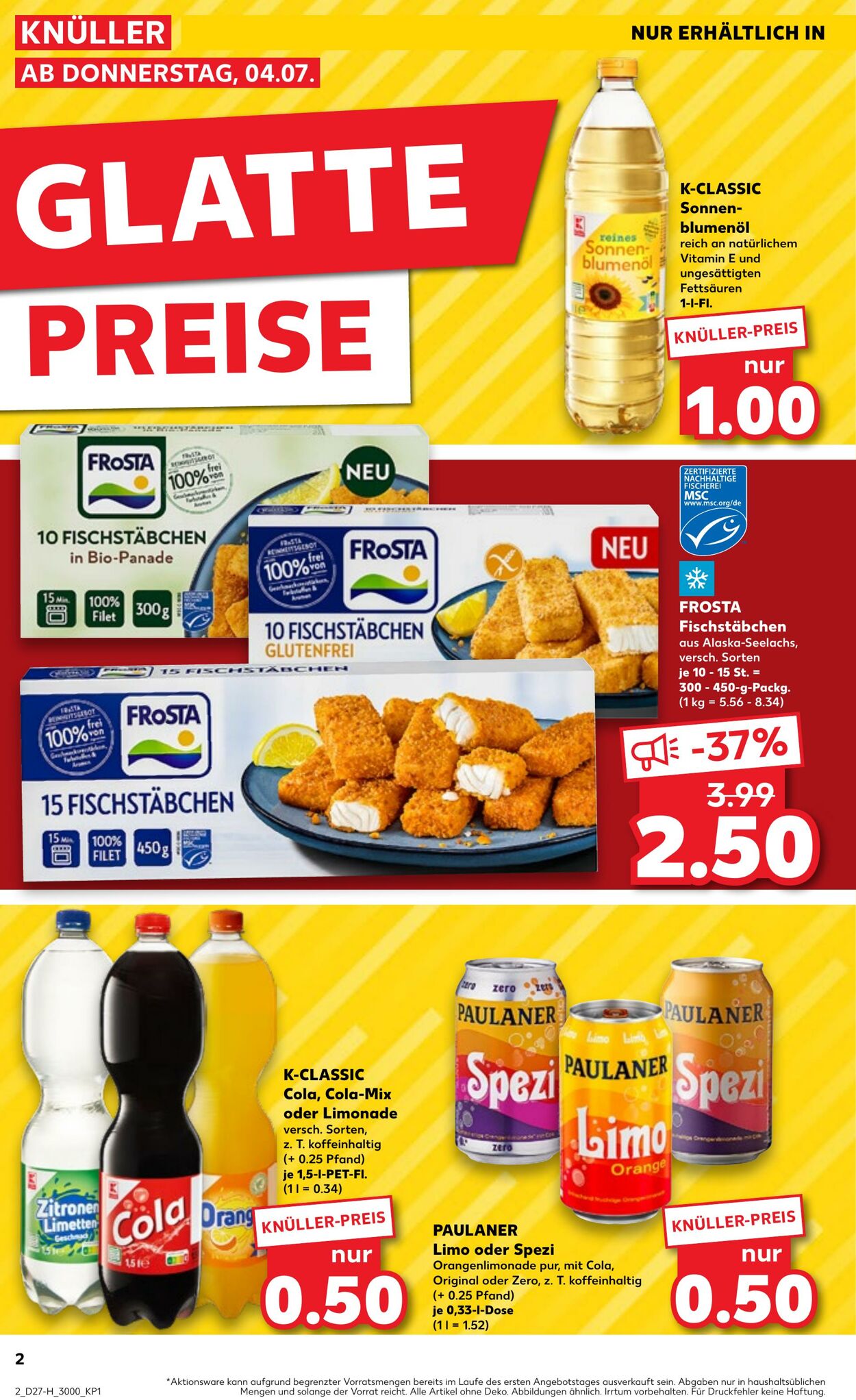 Prospekt Kaufland 04.07.2024 - 10.07.2024