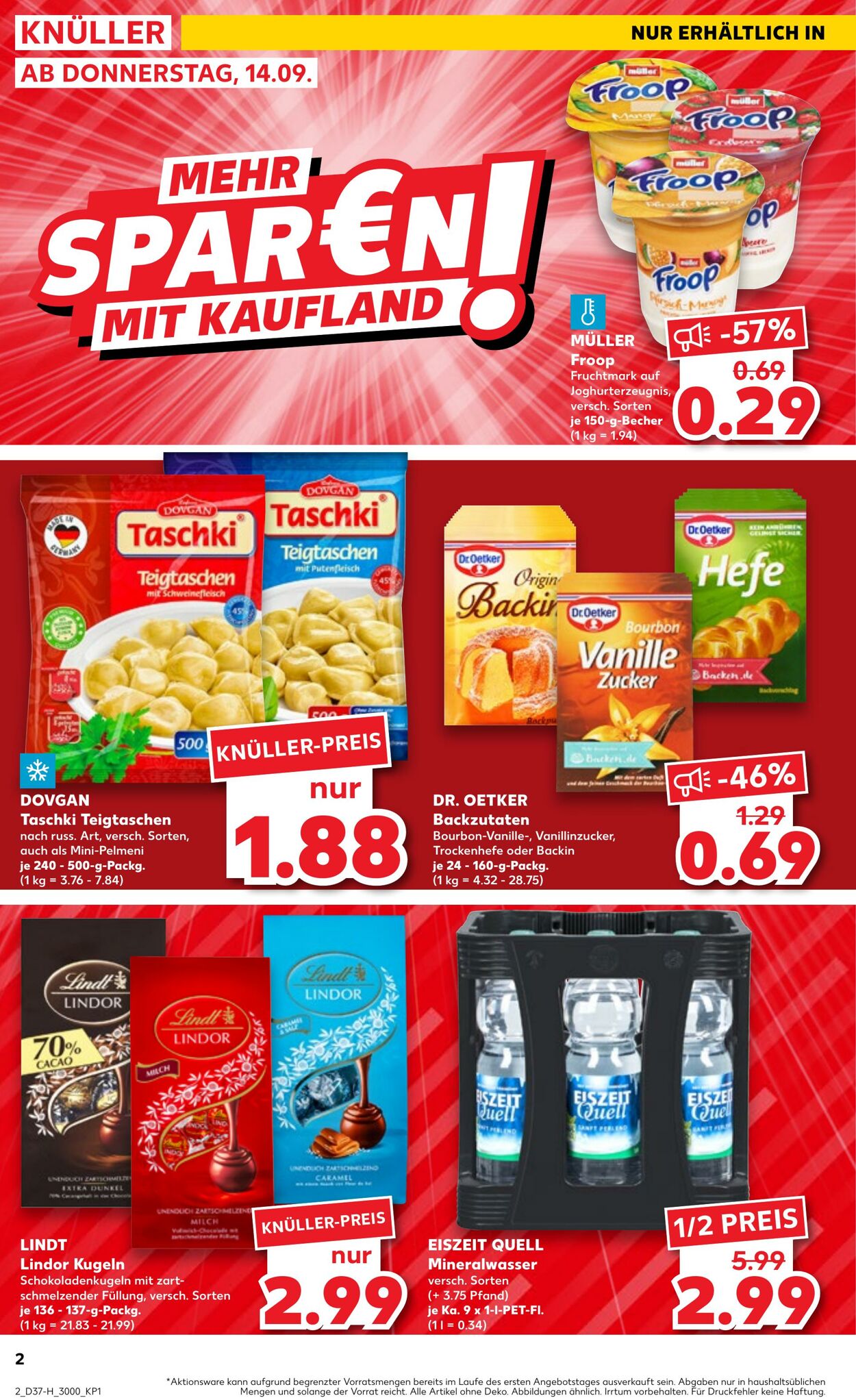 Prospekt Kaufland 14.09.2023 - 20.09.2023