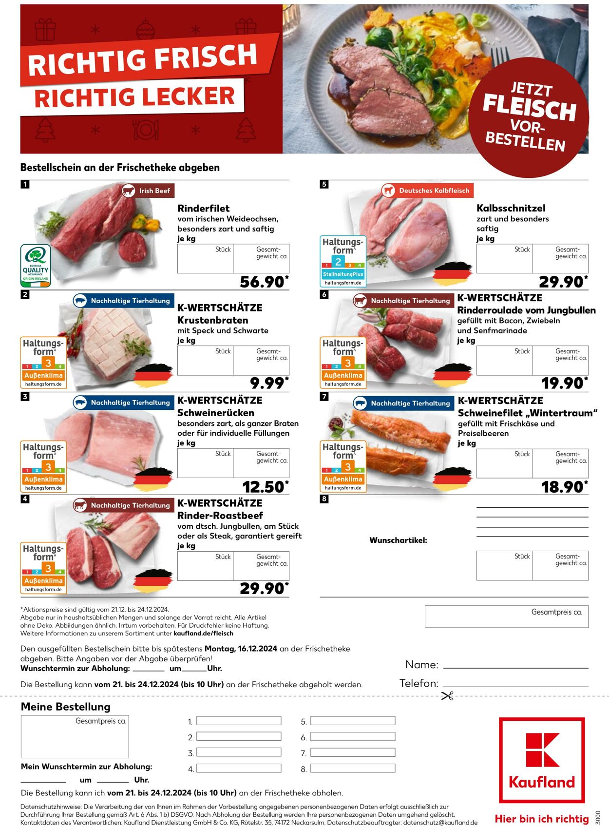 Prospekt Kaufland - Kaufland 25 Nov, 2024 - 24 Dez, 2024