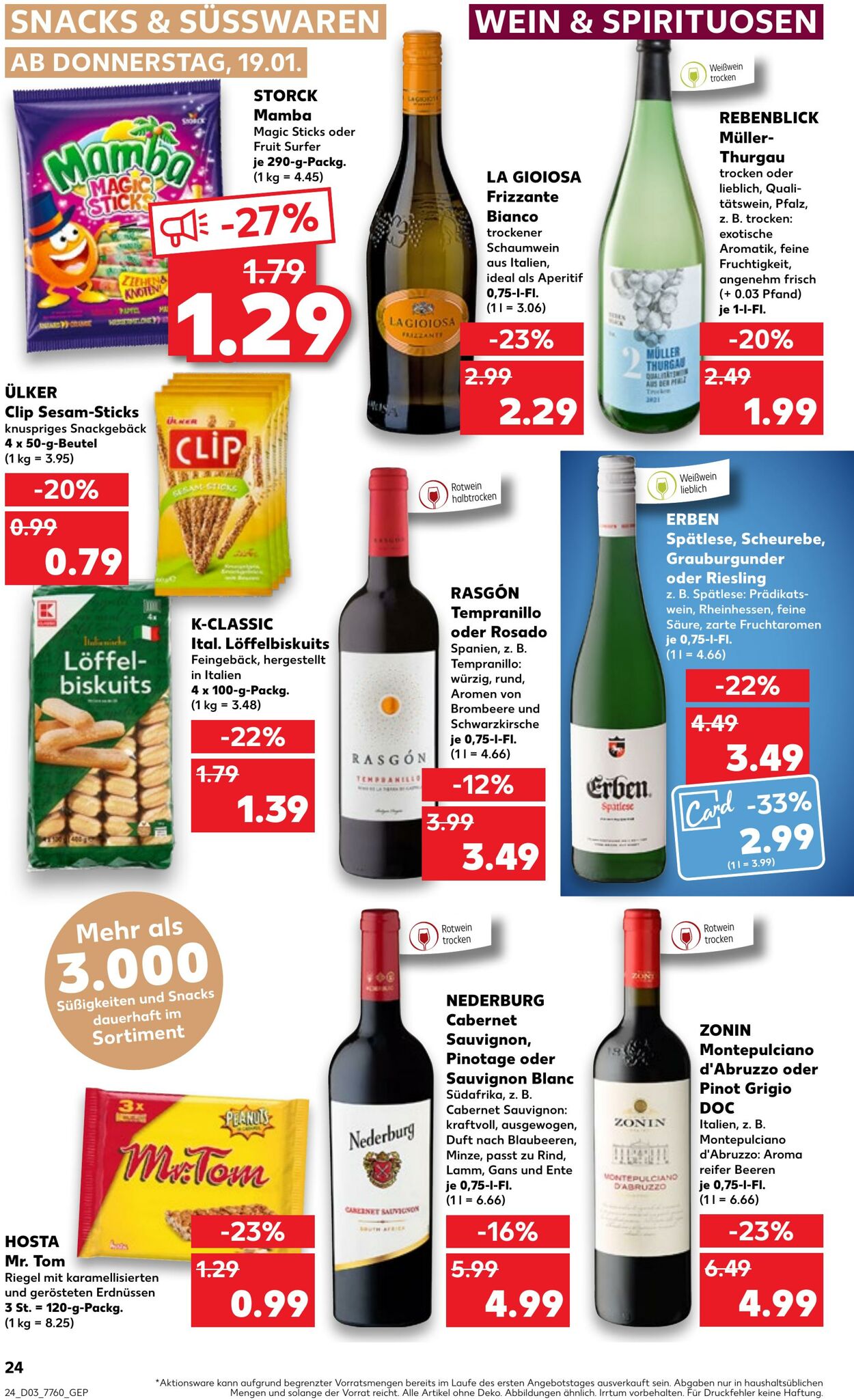 Prospekt Kaufland 19.01.2023 - 25.01.2023