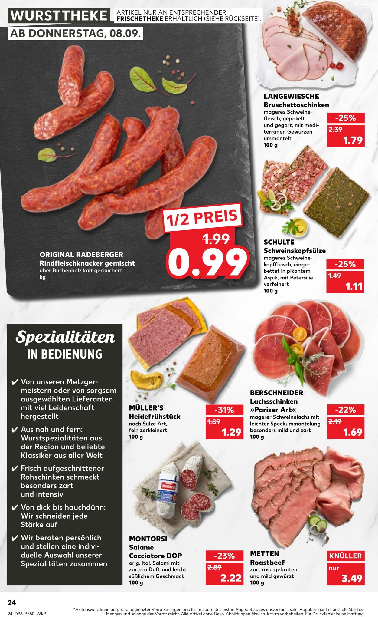 Prospekt Kaufland 08.09.2022 - 14.09.2022