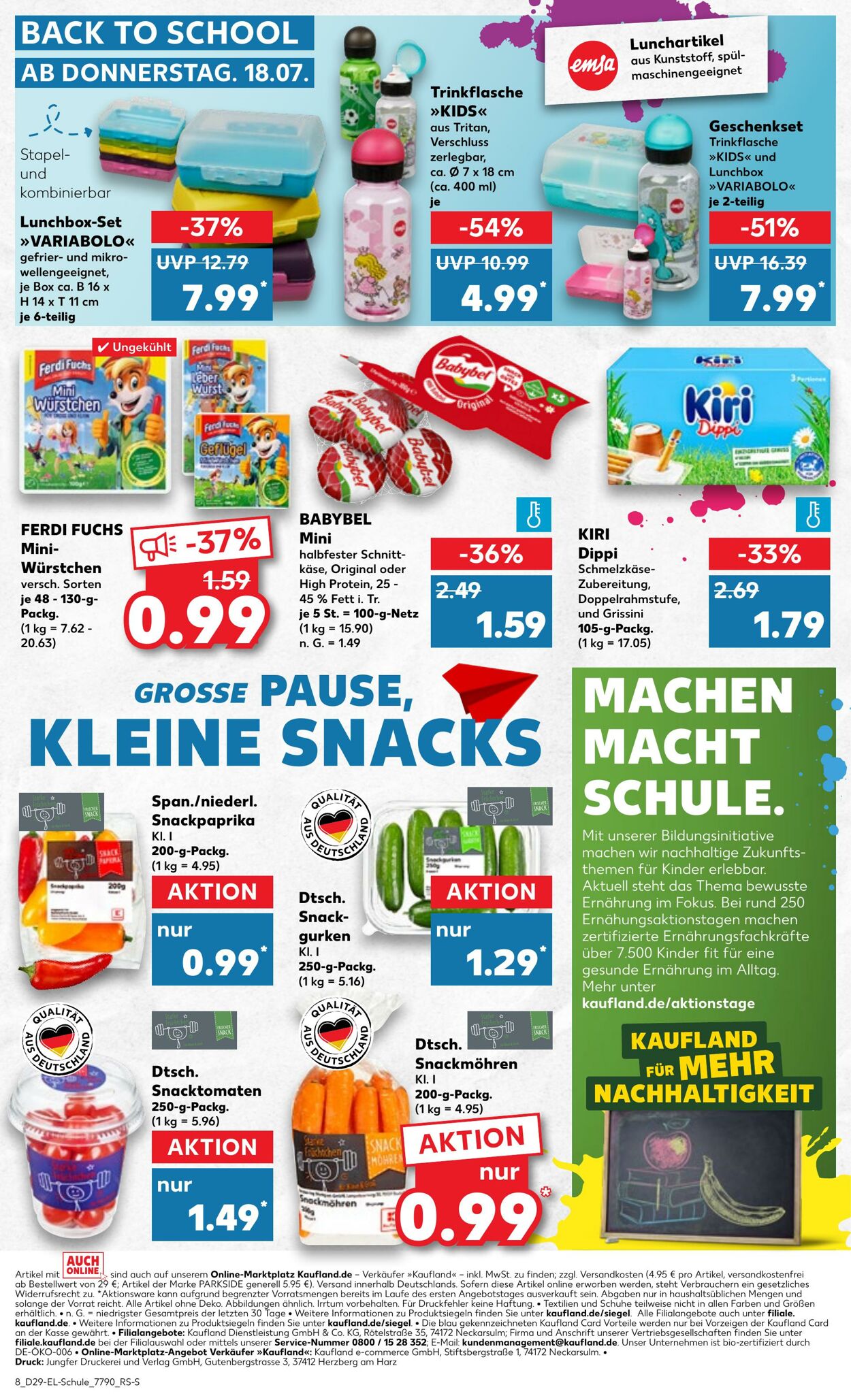 Prospekt Kaufland 18.07.2024 - 31.07.2024