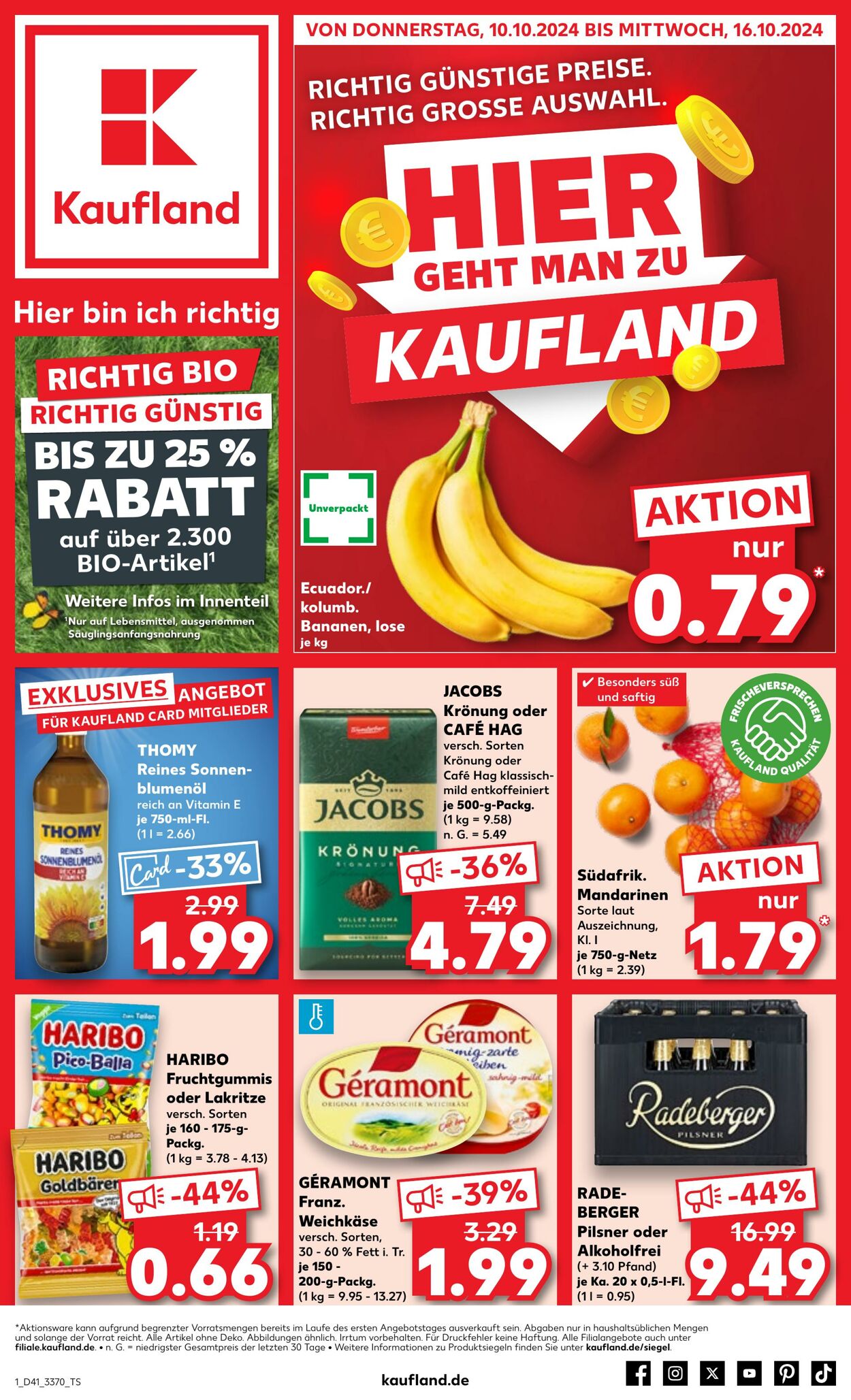 Prospekt Kaufland 10.10.2024 - 16.10.2024