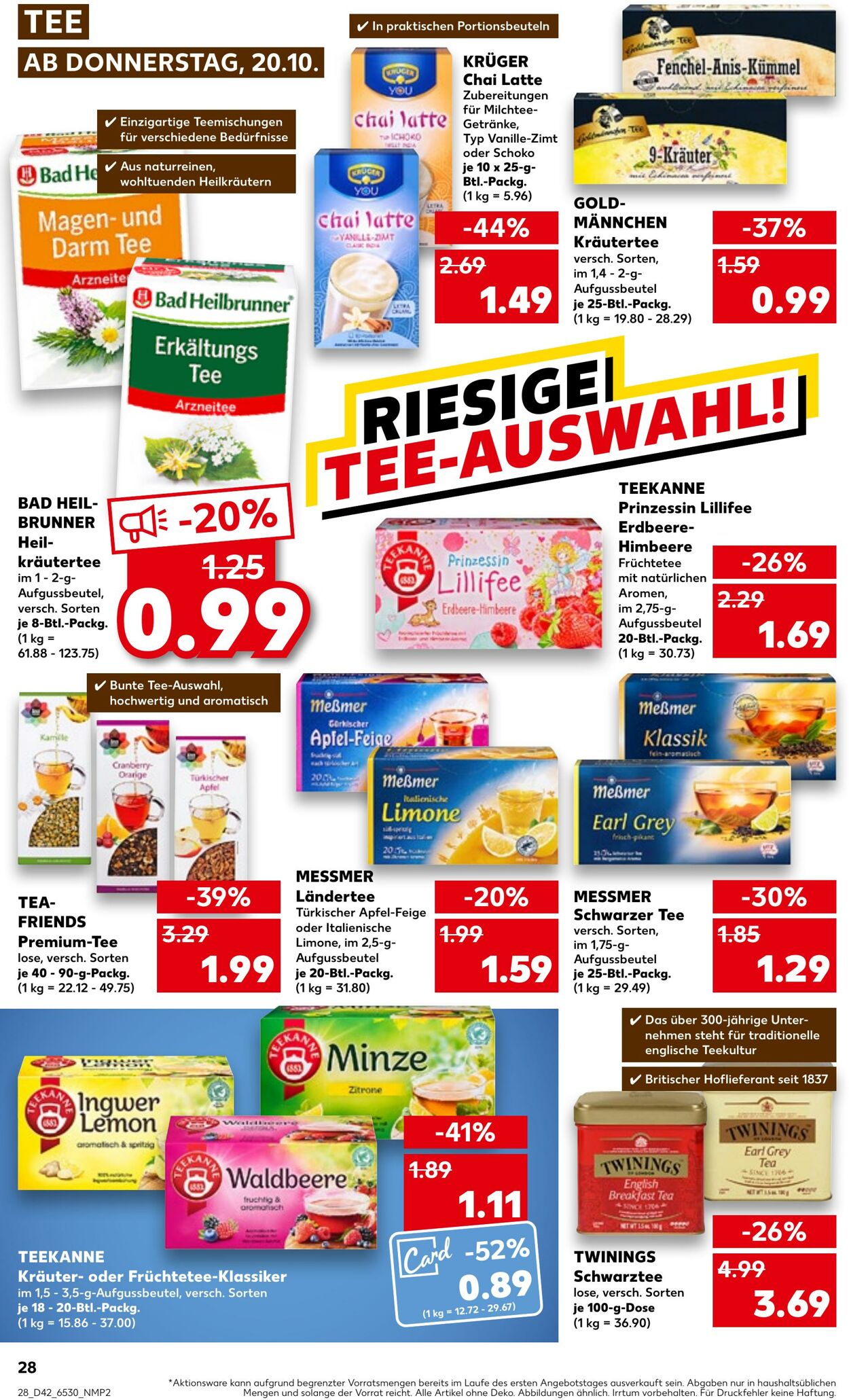 Prospekt Kaufland 20.10.2022 - 26.10.2022