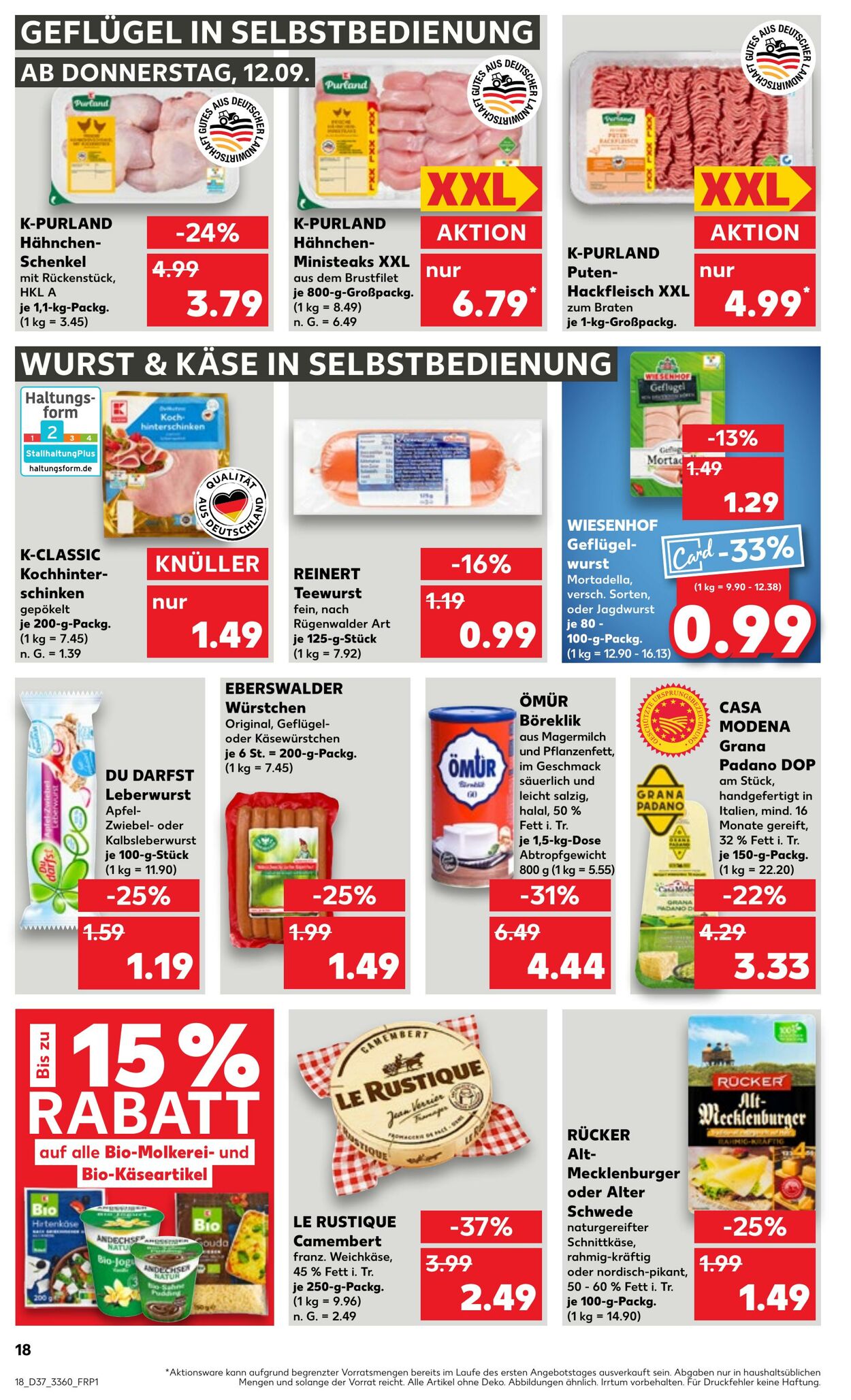 Prospekt Kaufland 12.09.2024 - 18.09.2024