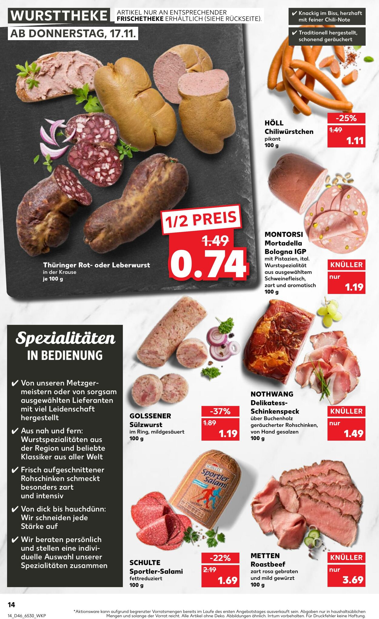 Prospekt Kaufland 17.11.2022 - 23.11.2022