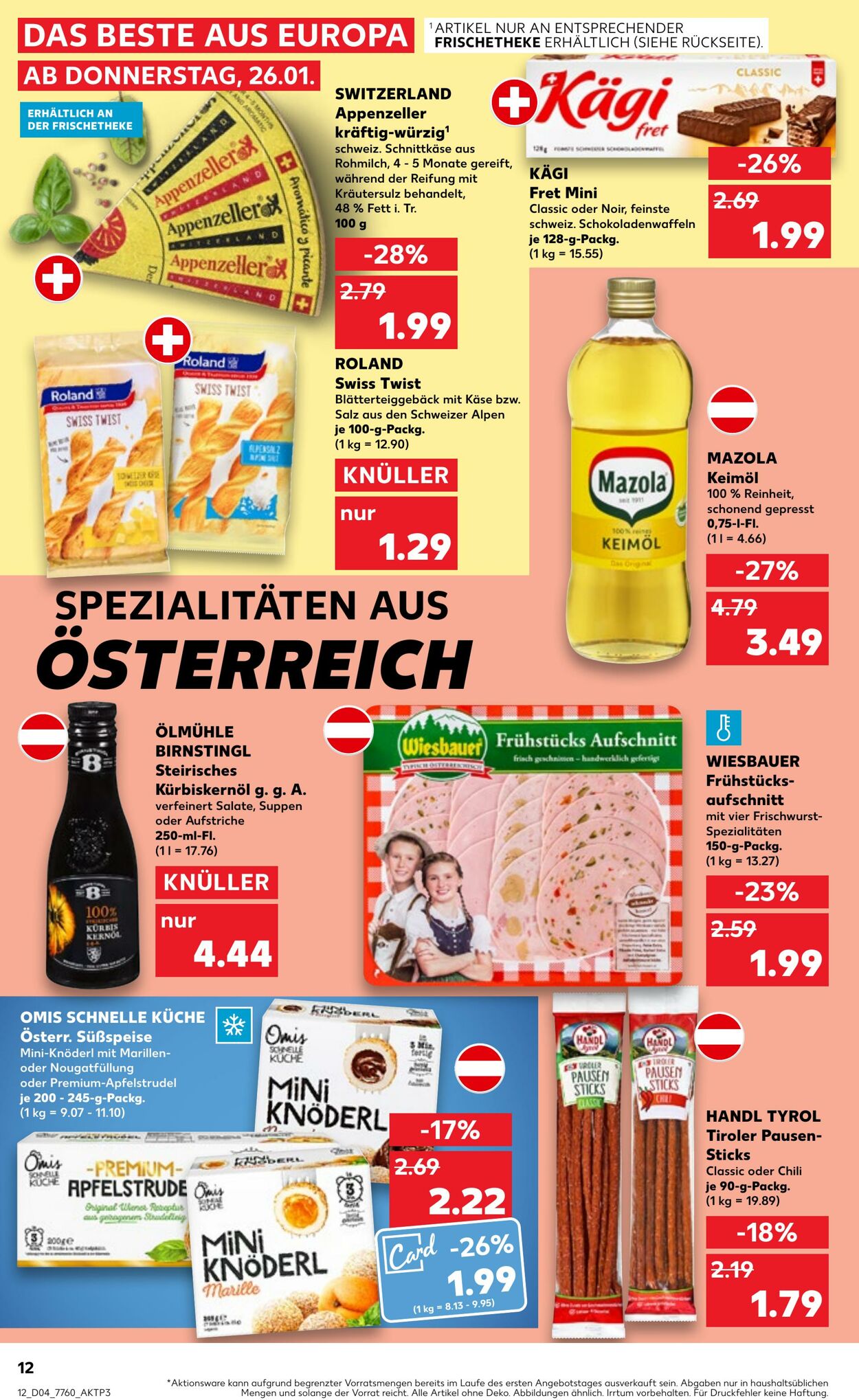 Prospekt Kaufland 26.01.2023 - 01.02.2023