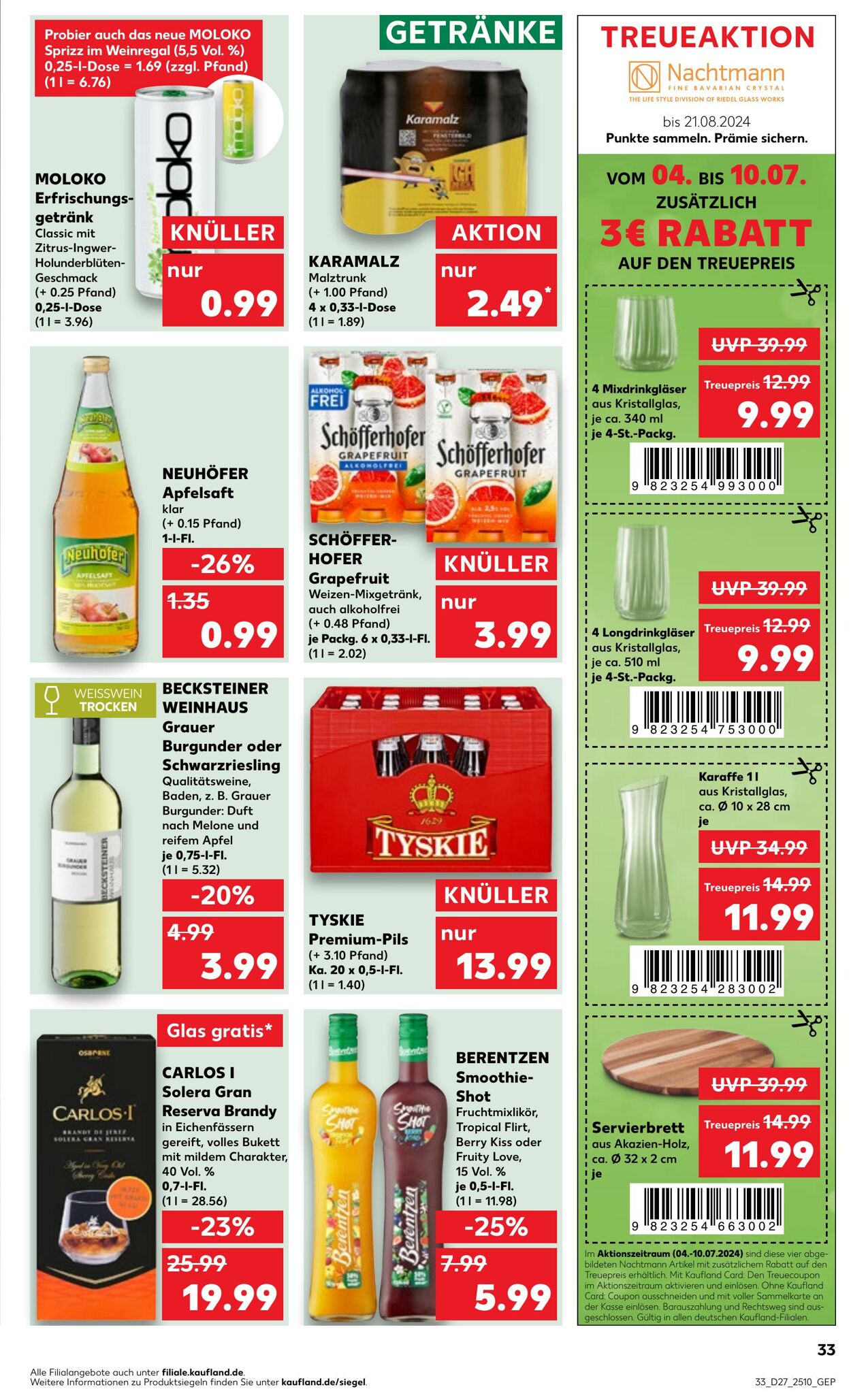 Prospekt Kaufland 04.07.2024 - 10.07.2024