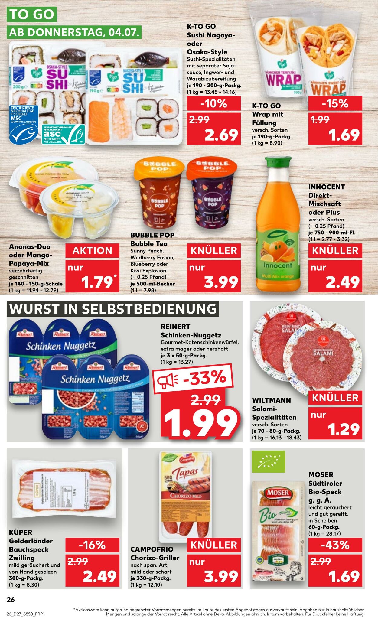 Prospekt Kaufland 04.07.2024 - 10.07.2024