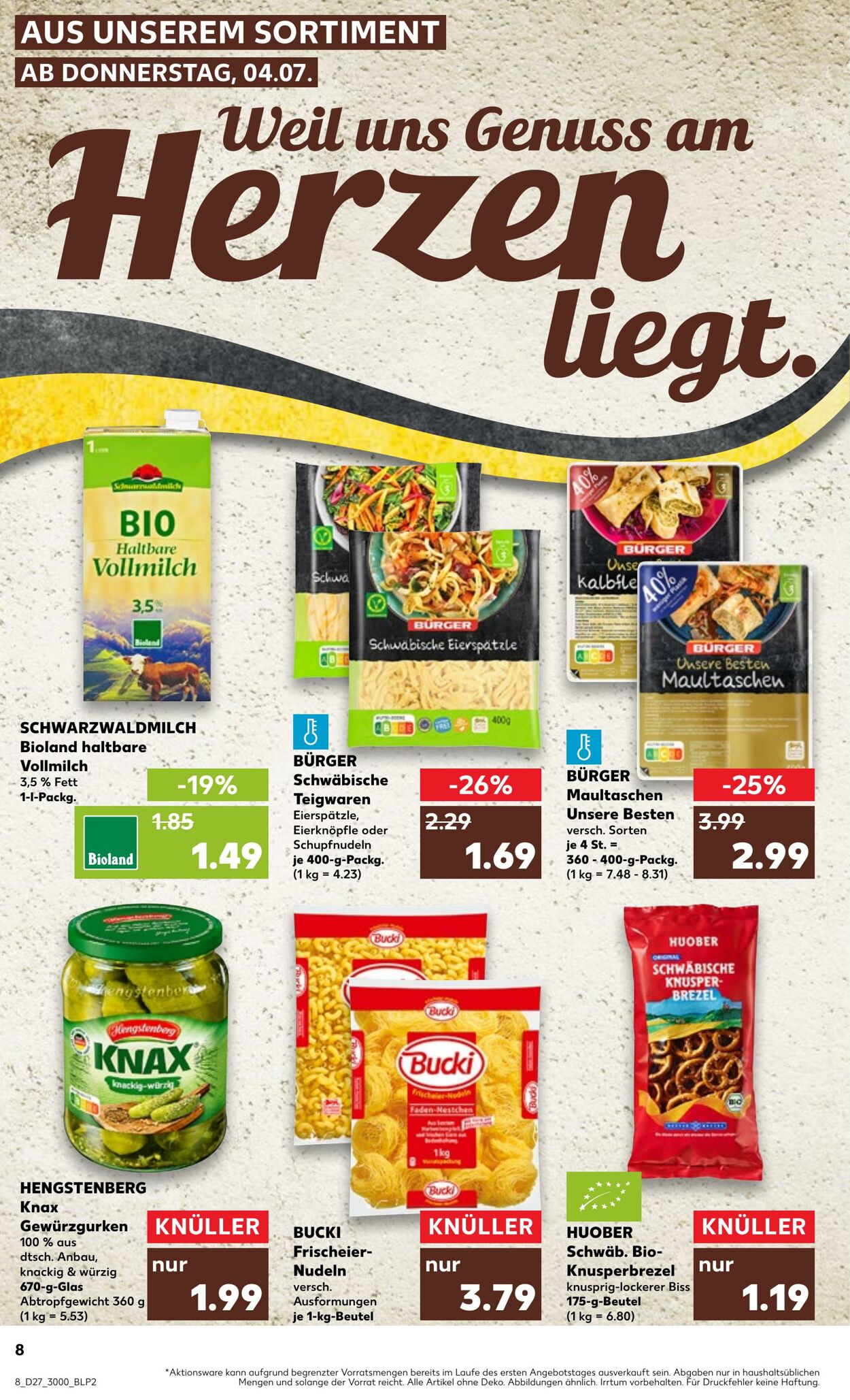 Prospekt Kaufland 04.07.2024 - 10.07.2024