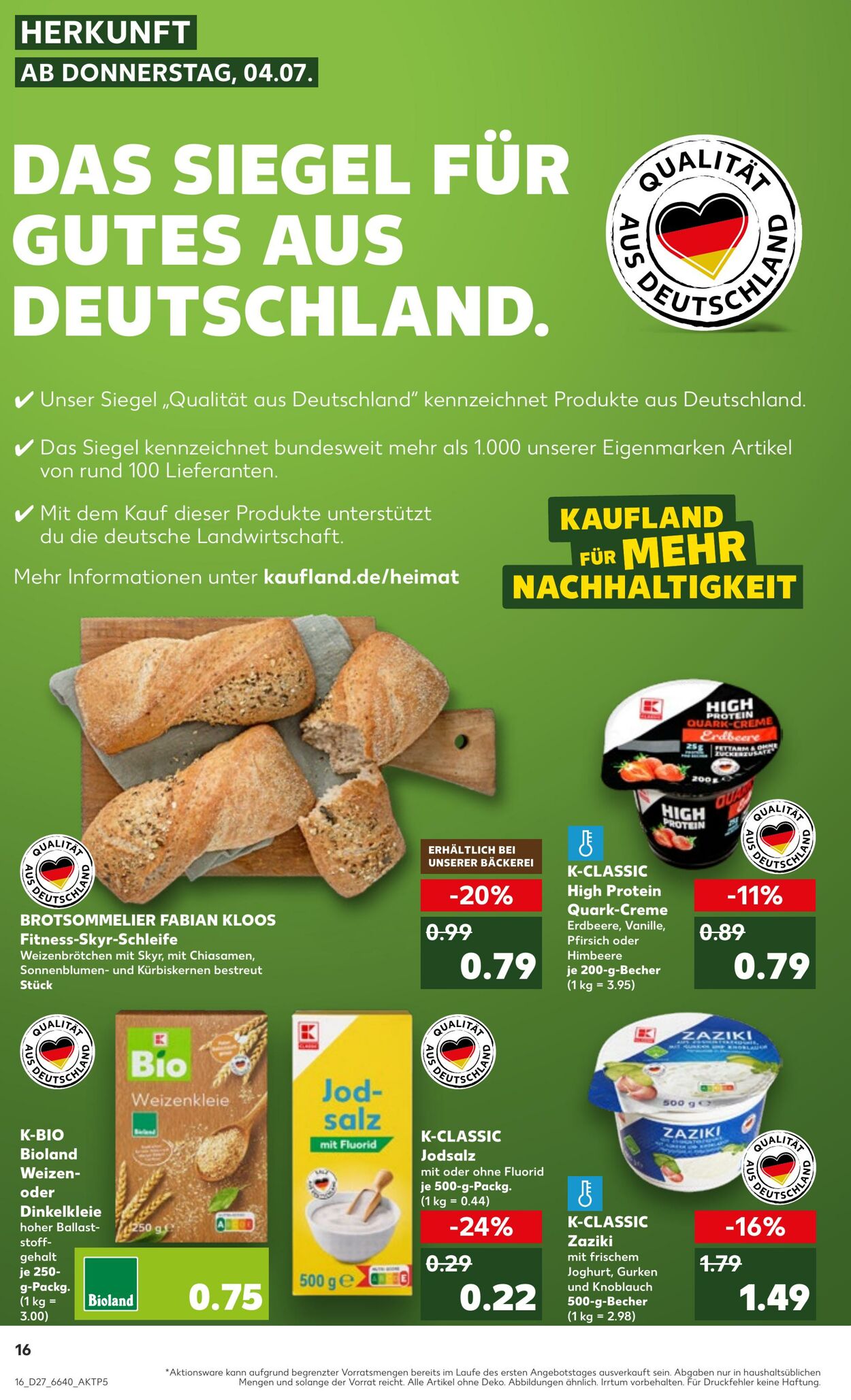 Prospekt Kaufland 04.07.2024 - 10.07.2024