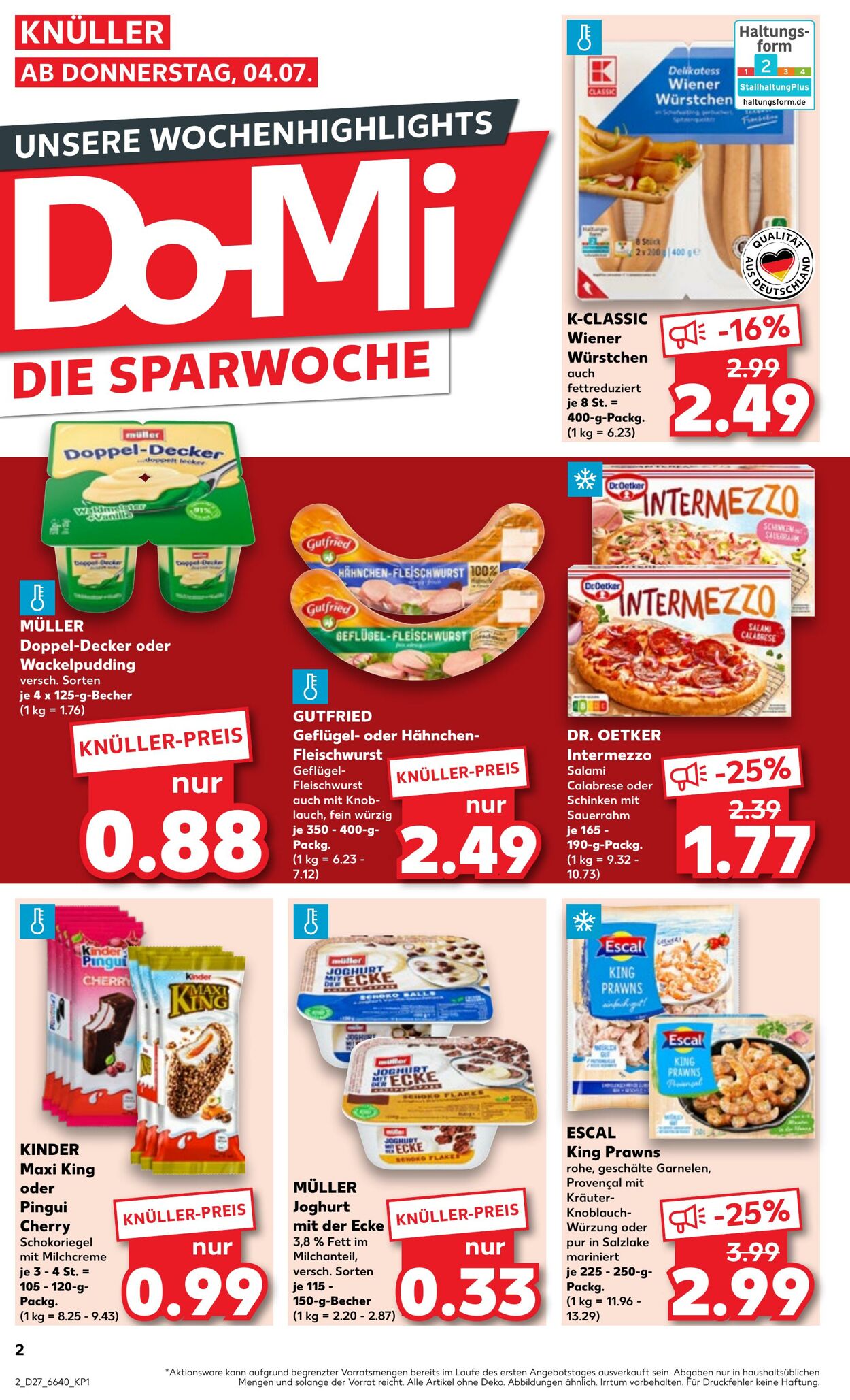 Prospekt Kaufland 04.07.2024 - 10.07.2024