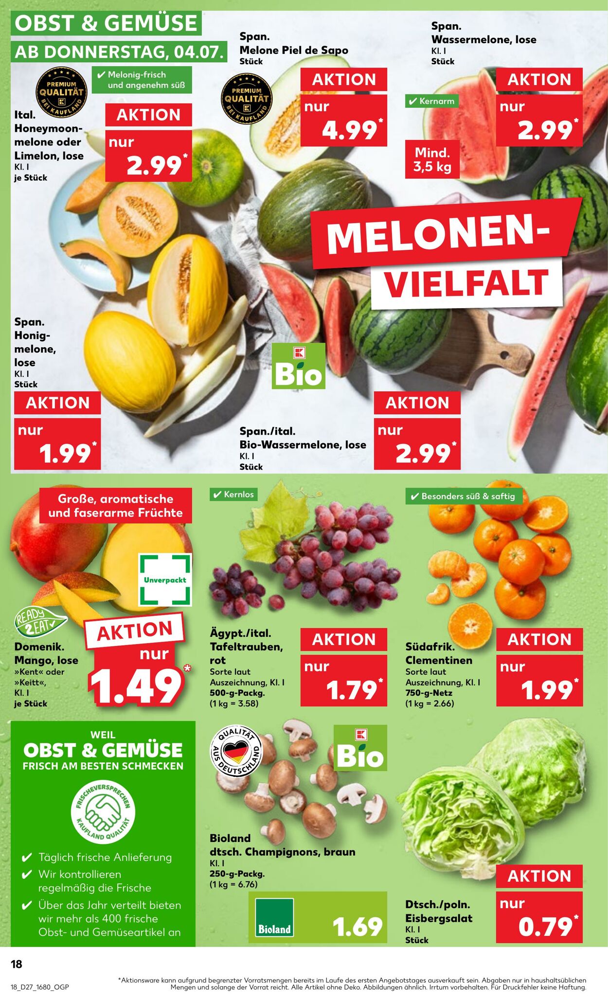 Prospekt Kaufland 04.07.2024 - 10.07.2024