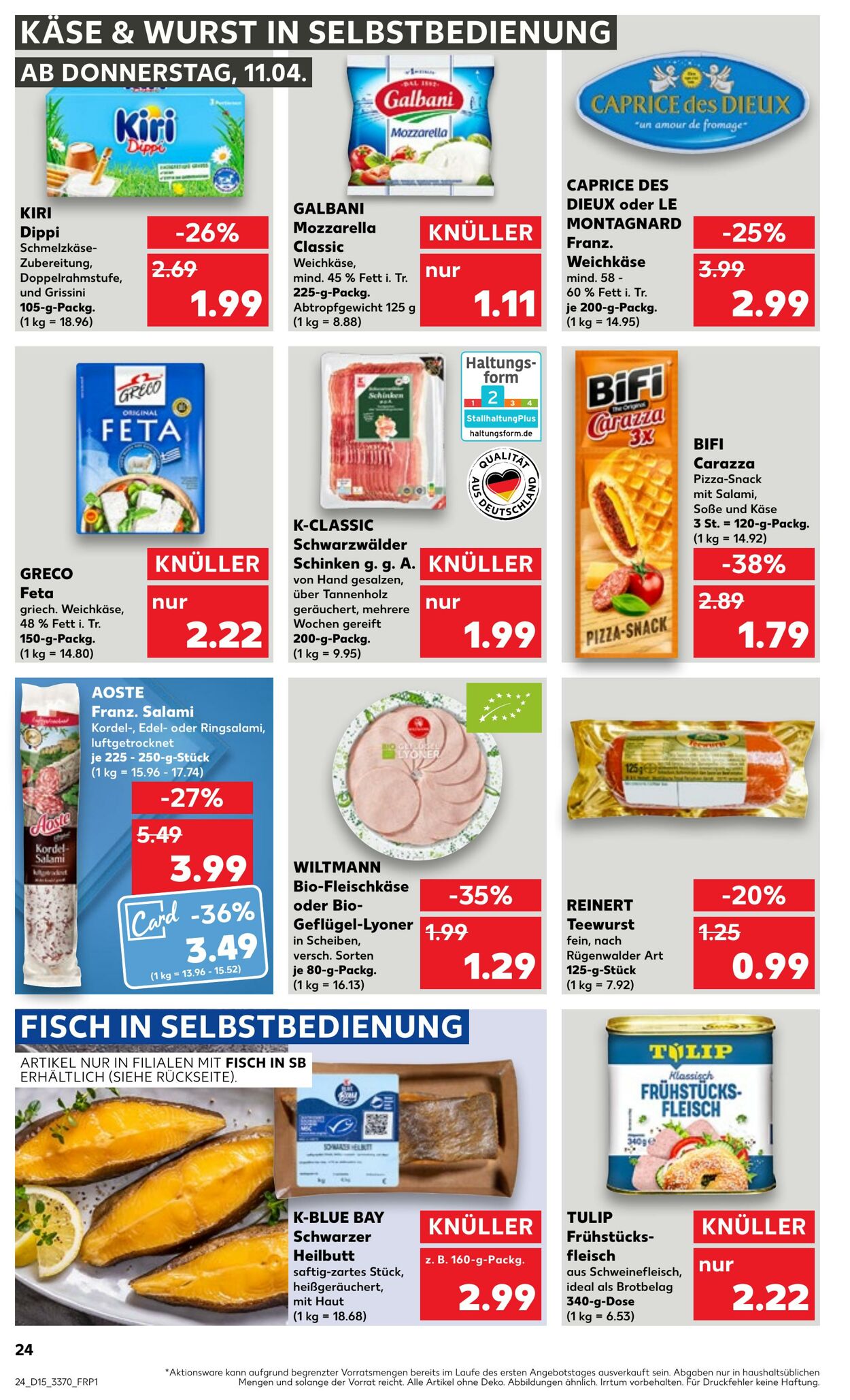 Prospekt Kaufland 11.04.2024 - 17.04.2024