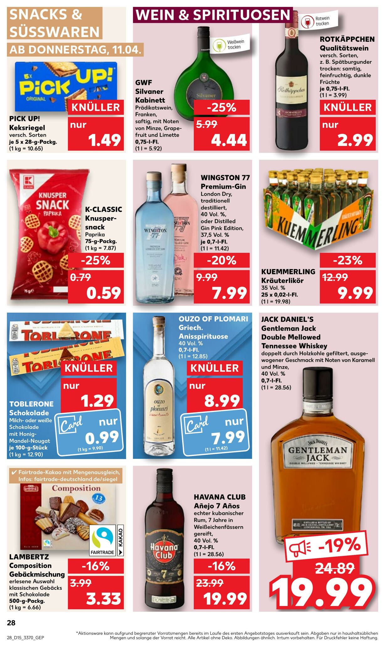 Prospekt Kaufland 11.04.2024 - 17.04.2024