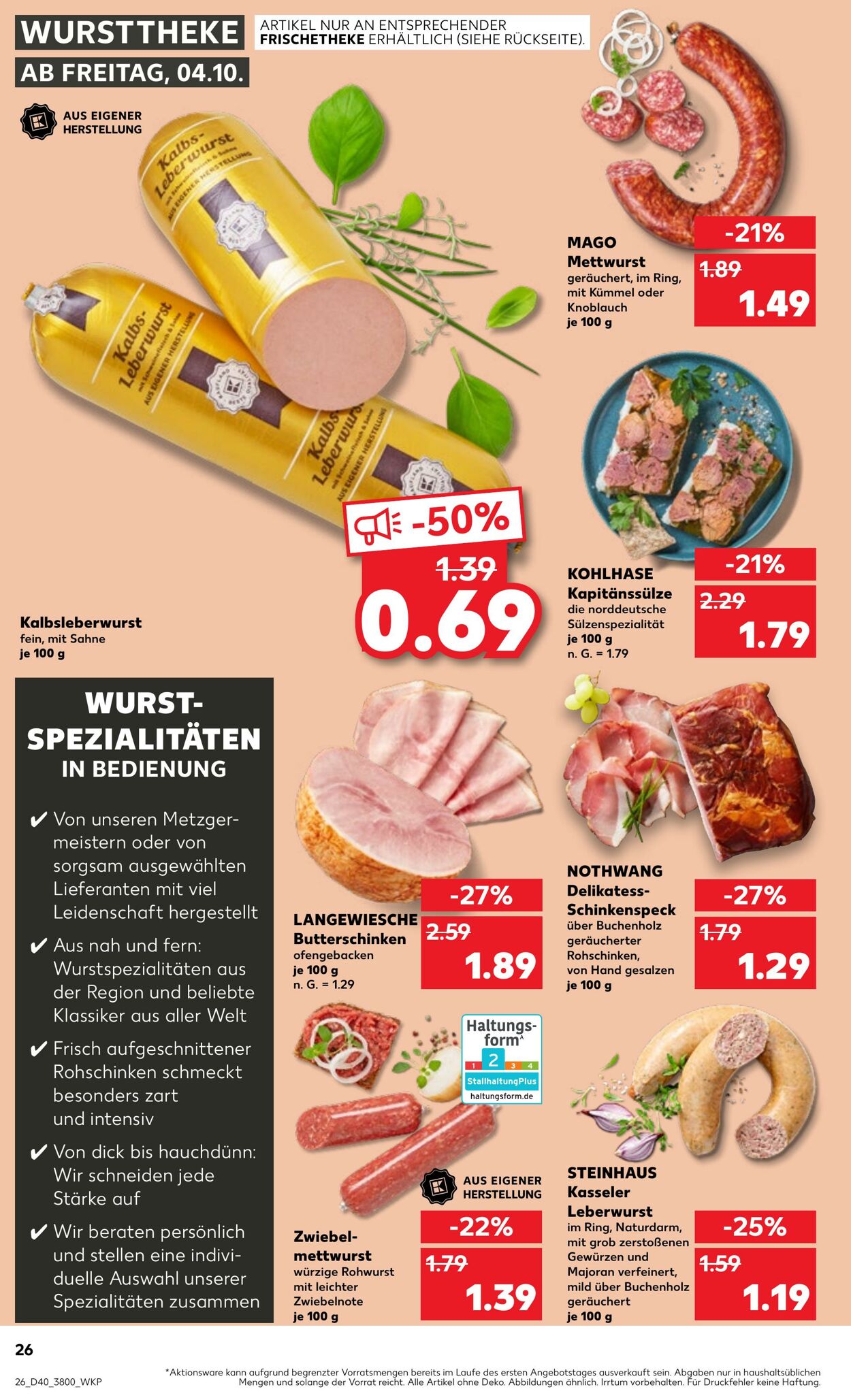 Prospekt Kaufland 04.10.2024 - 09.10.2024