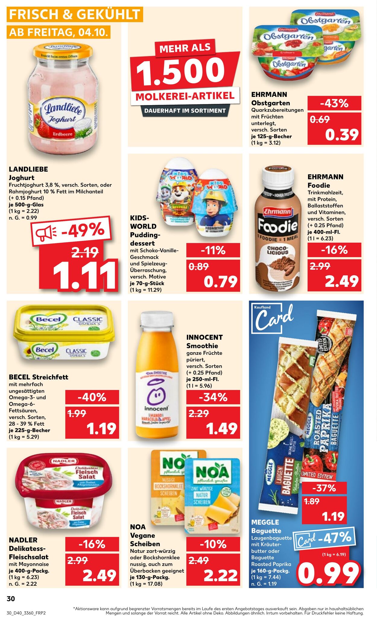 Prospekt Kaufland 04.10.2024 - 09.10.2024