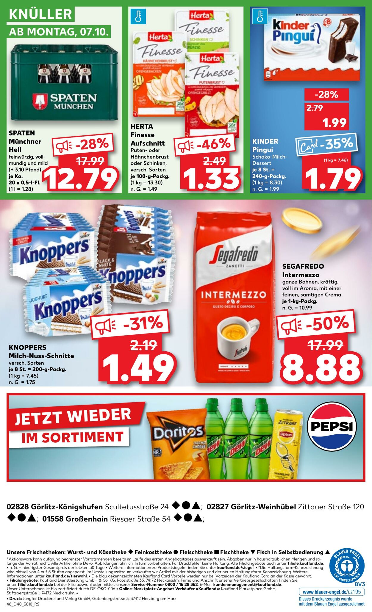 Prospekt Kaufland 04.10.2024 - 09.10.2024