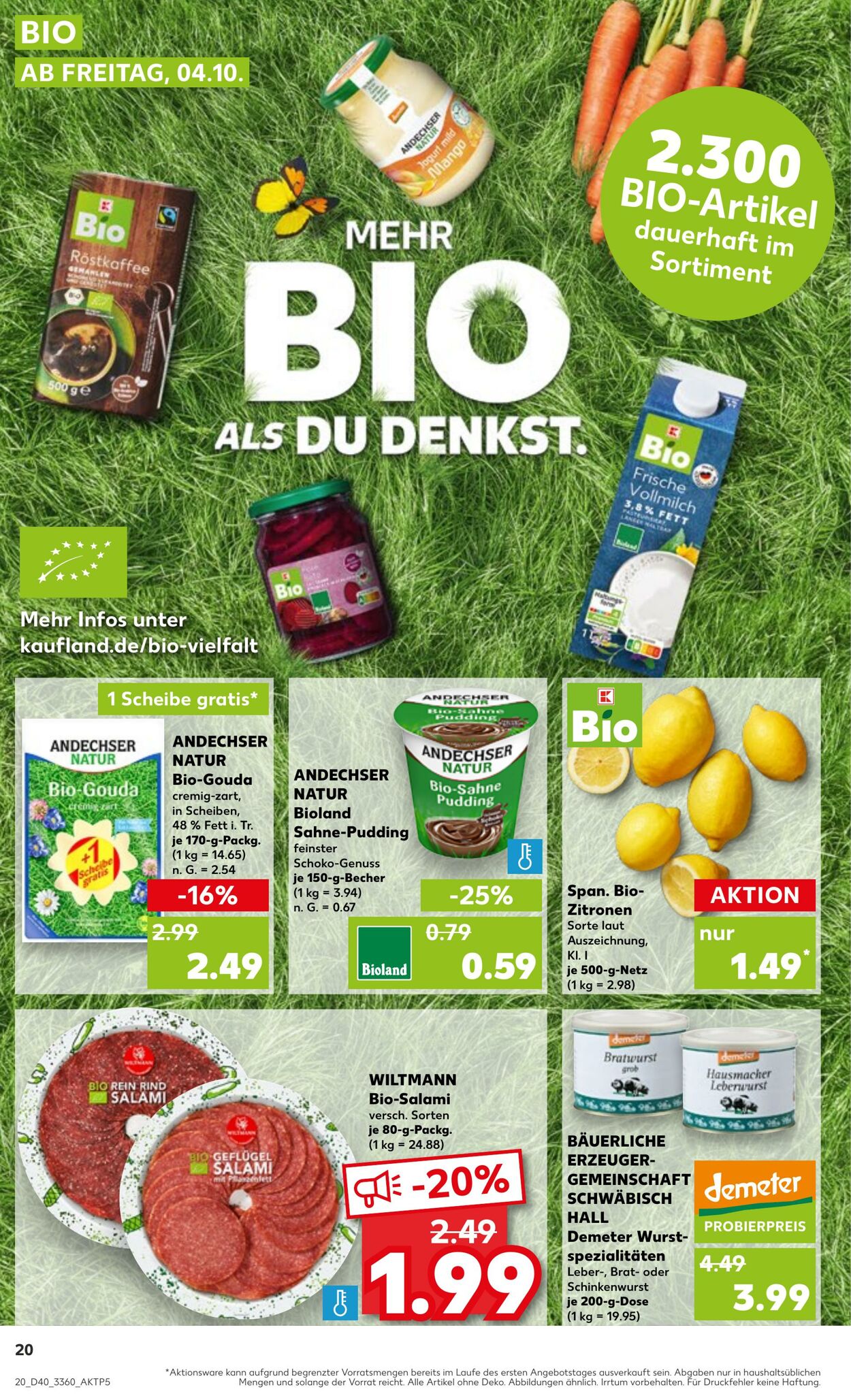 Prospekt Kaufland 04.10.2024 - 09.10.2024