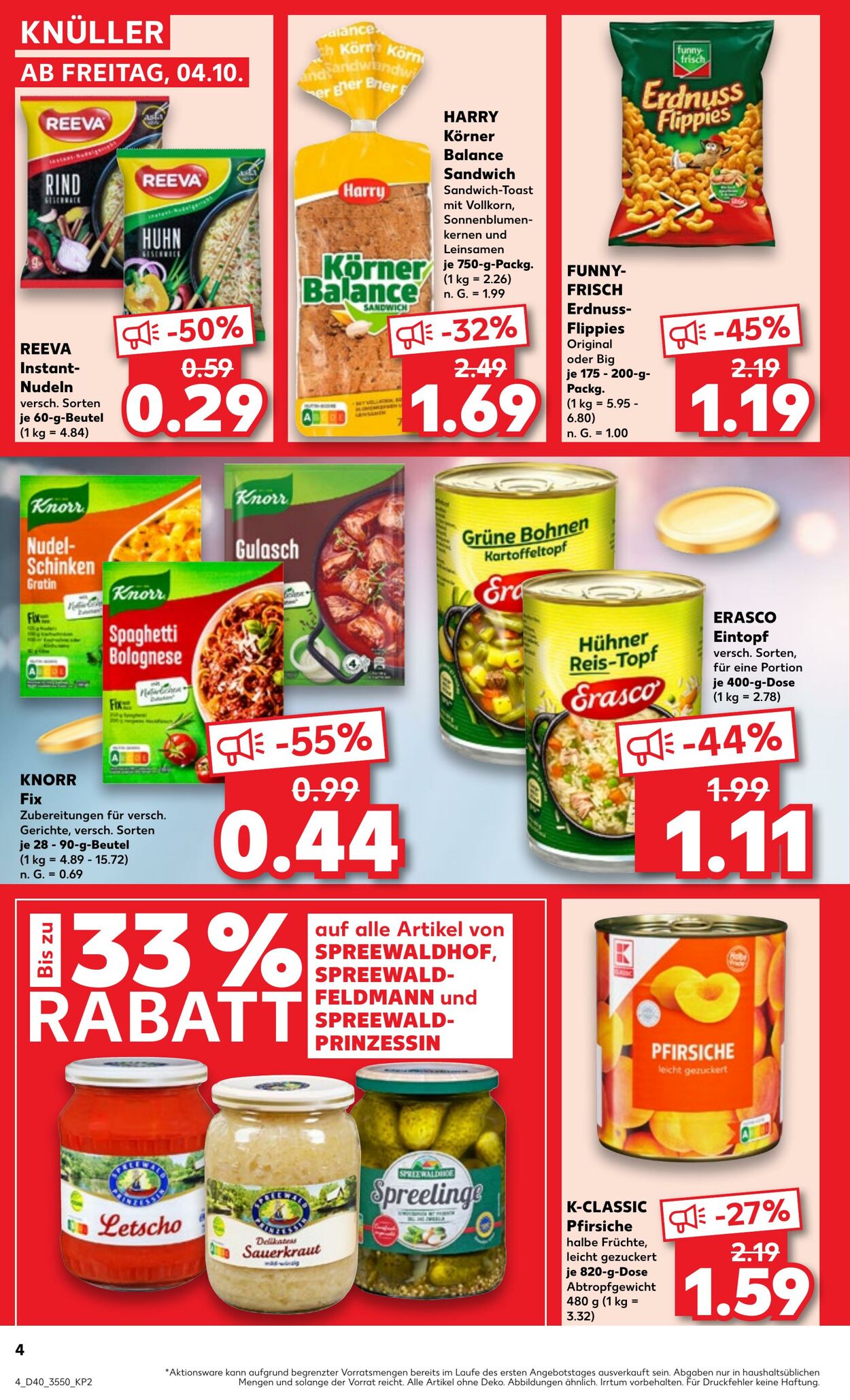 Prospekt Kaufland 04.10.2024 - 09.10.2024