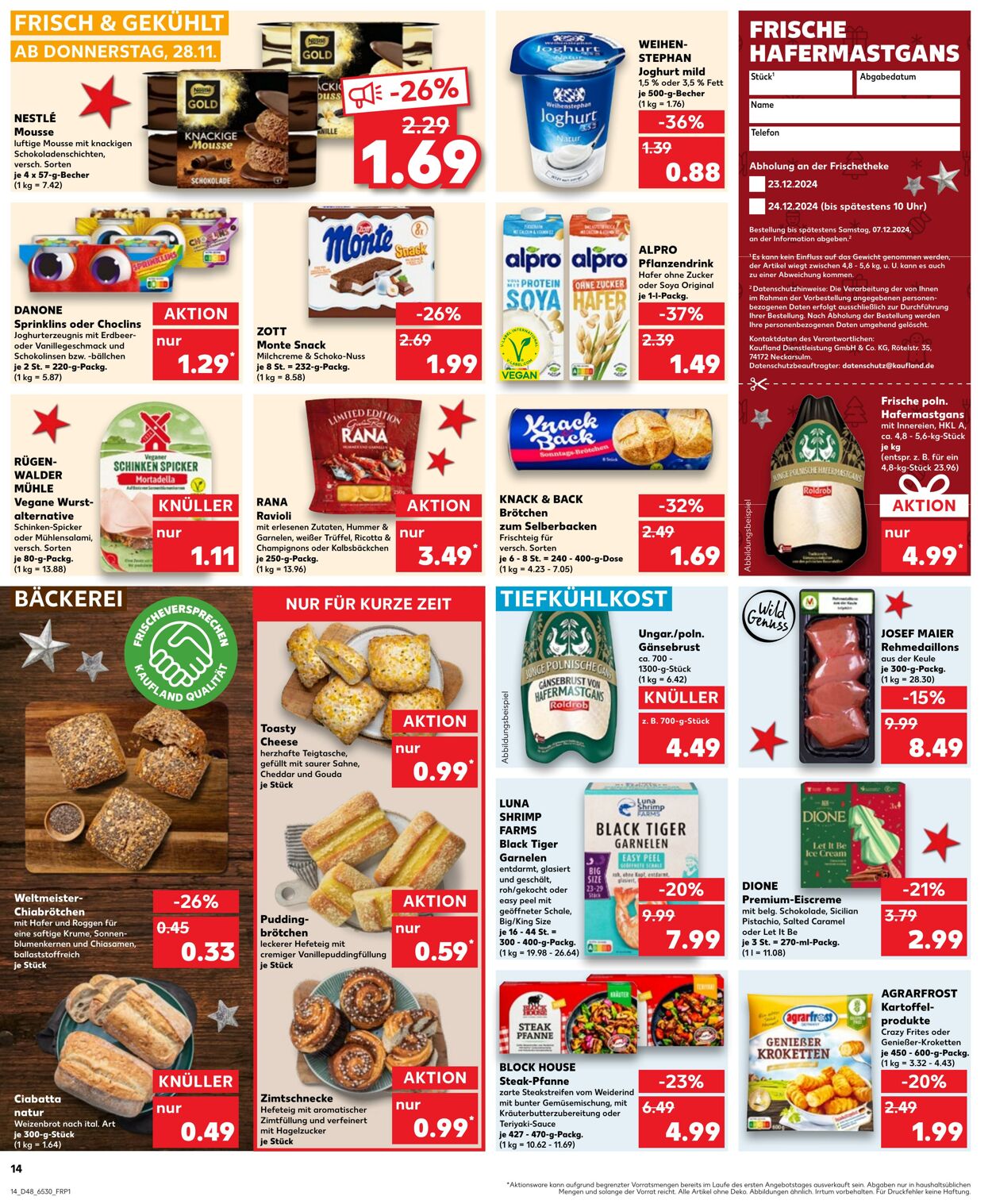 Prospekt Kaufland 25.11.2024 - 04.12.2024