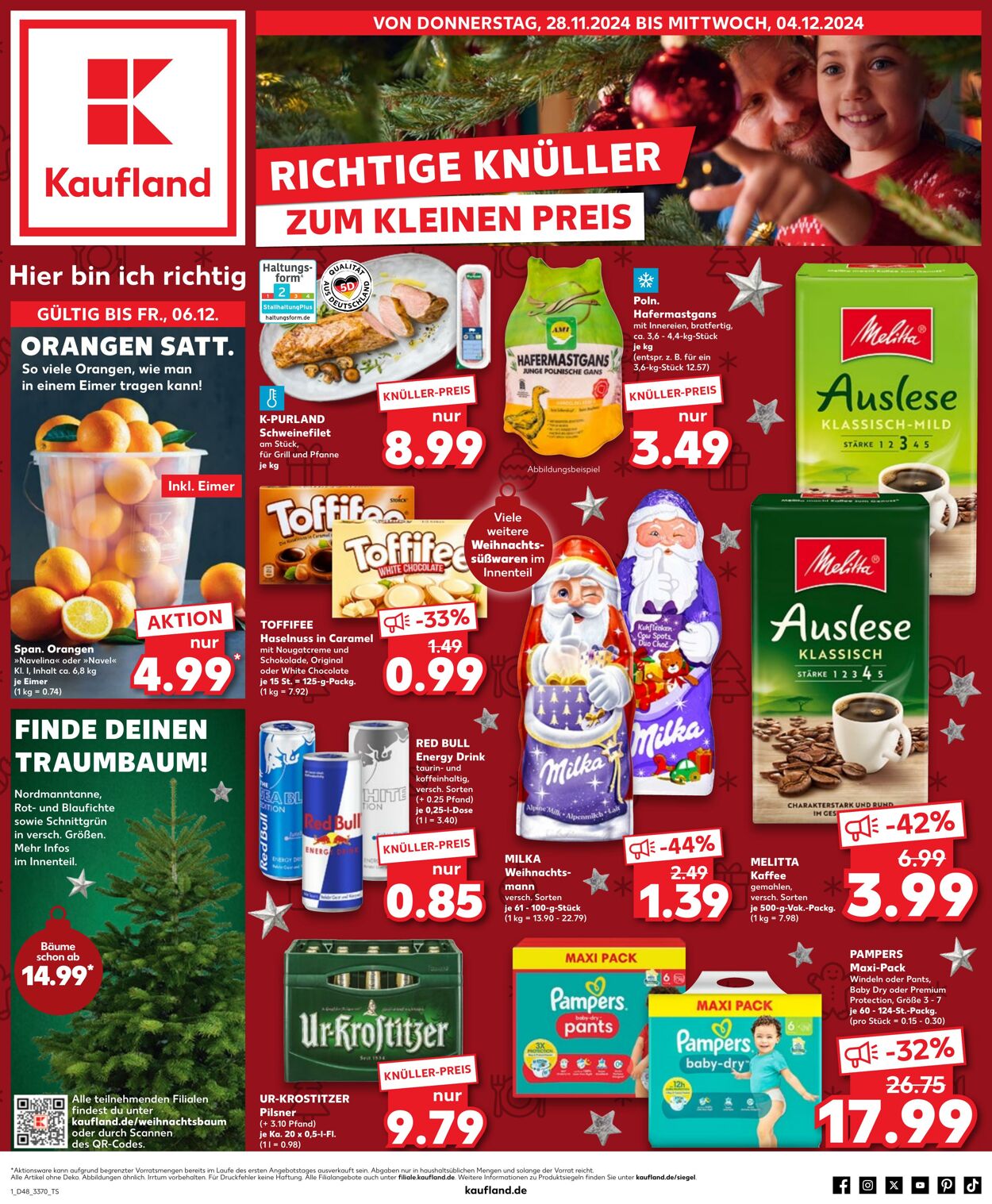 Prospekt Kaufland - Kaufland 25 Nov, 2024 - 4 Dez, 2024