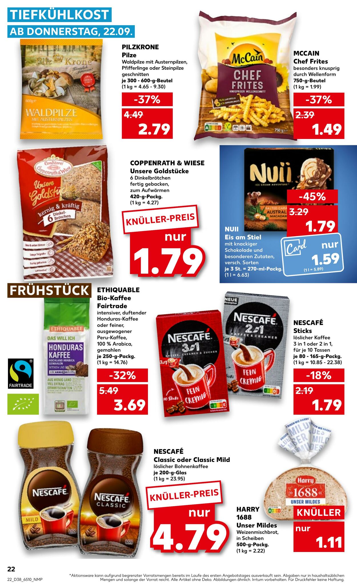 Prospekt Kaufland 22.09.2022 - 28.09.2022