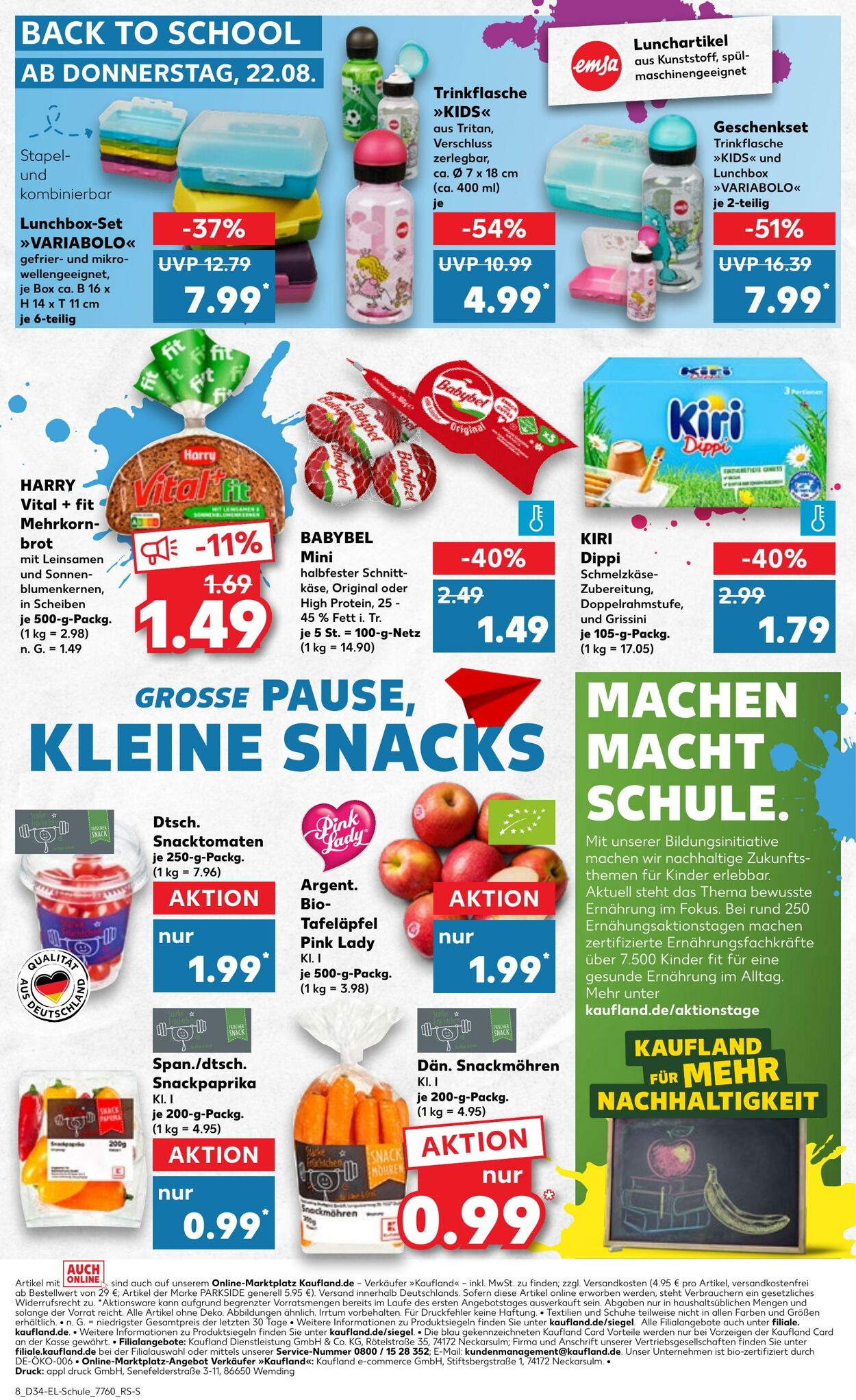 Prospekt Kaufland 22.08.2024 - 04.09.2024