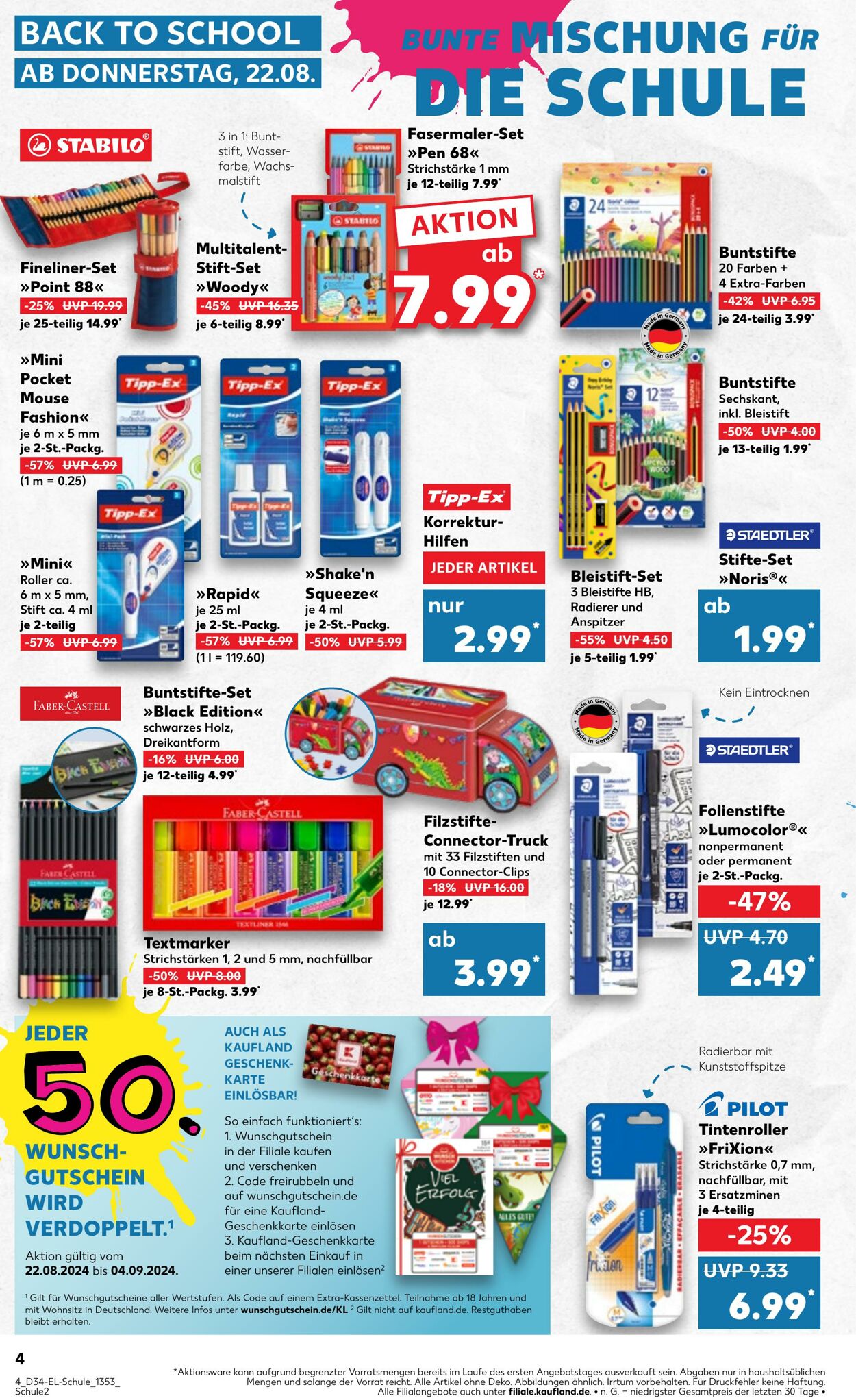 Prospekt Kaufland 22.08.2024 - 04.09.2024