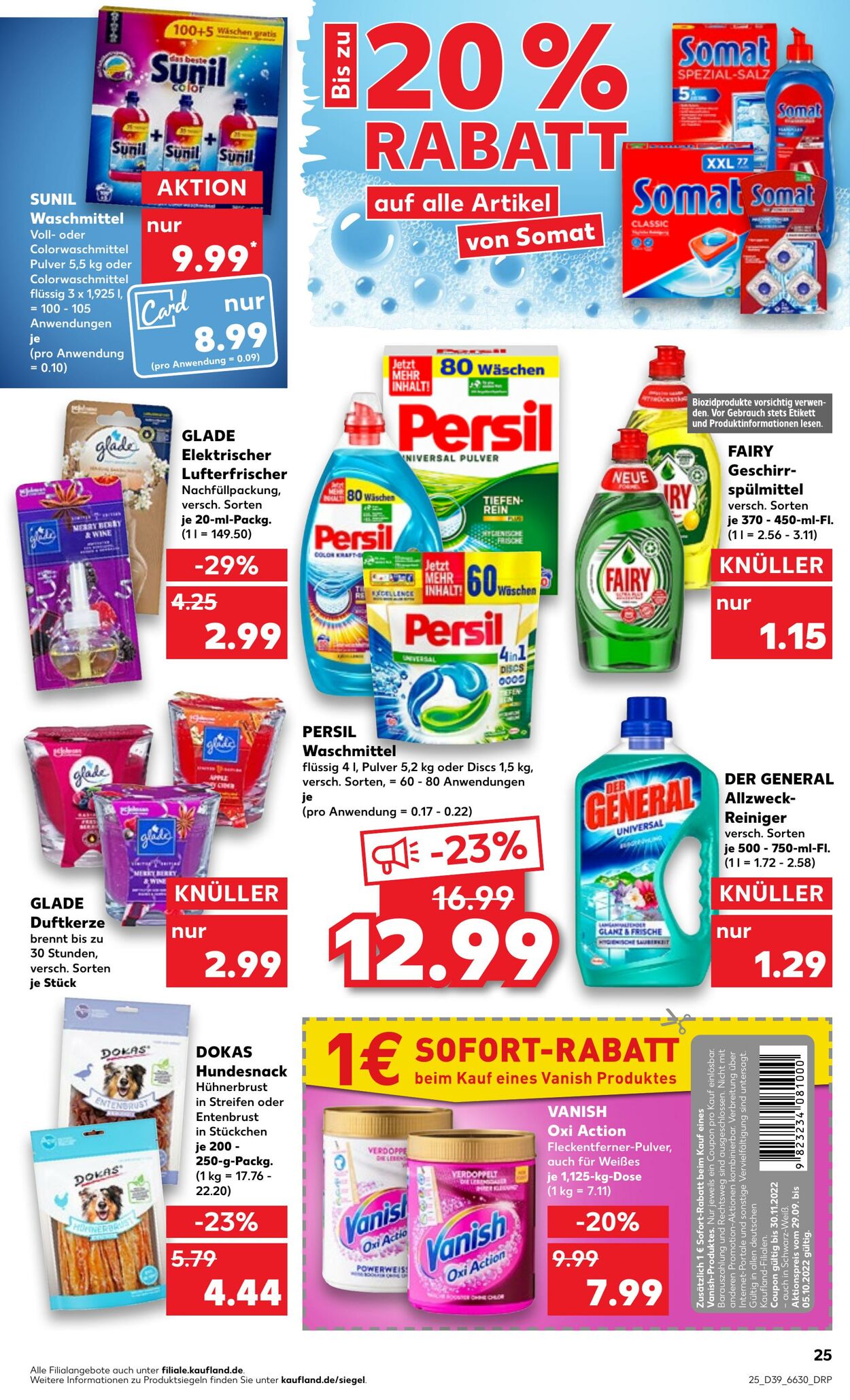 Prospekt Kaufland 29.09.2022 - 05.10.2022