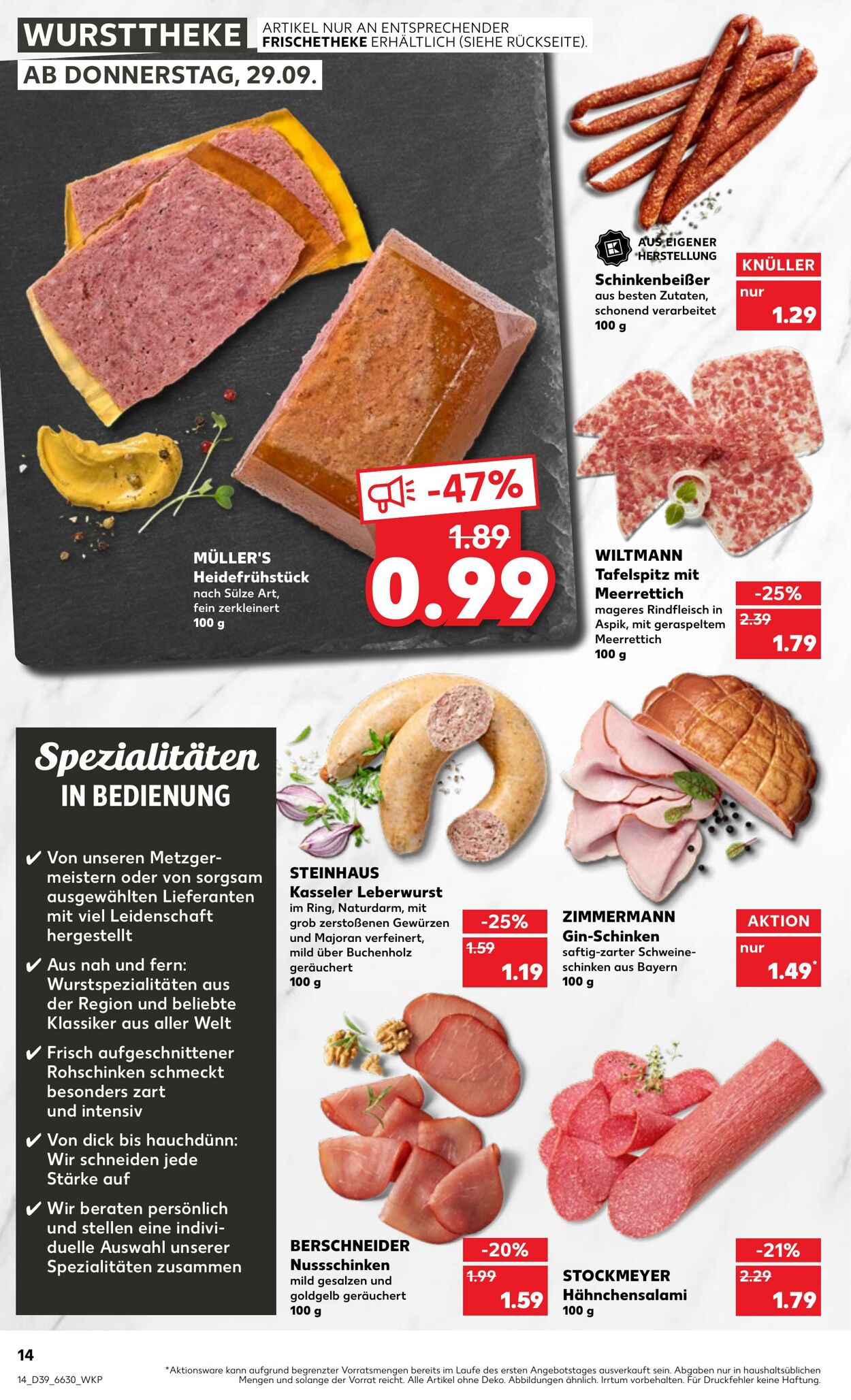 Prospekt Kaufland 29.09.2022 - 05.10.2022