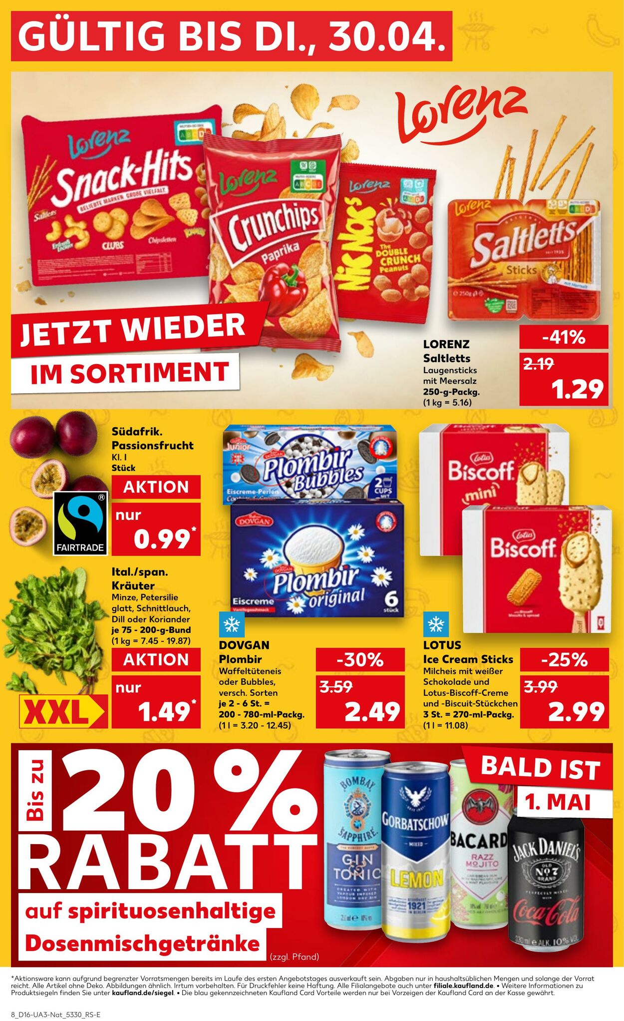 Prospekt Kaufland 18.04.2024 - 30.04.2024