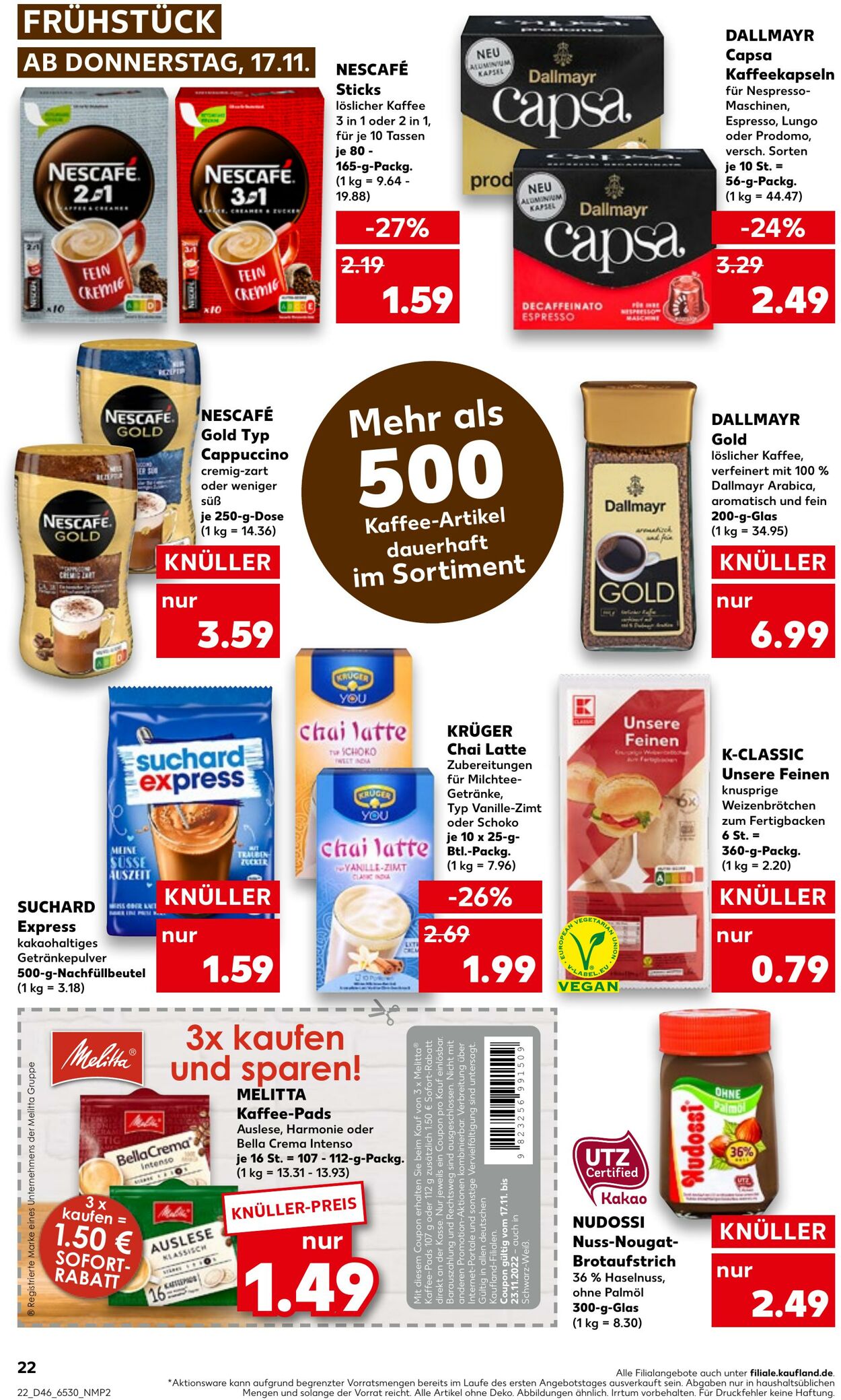 Prospekt Kaufland 17.11.2022 - 23.11.2022