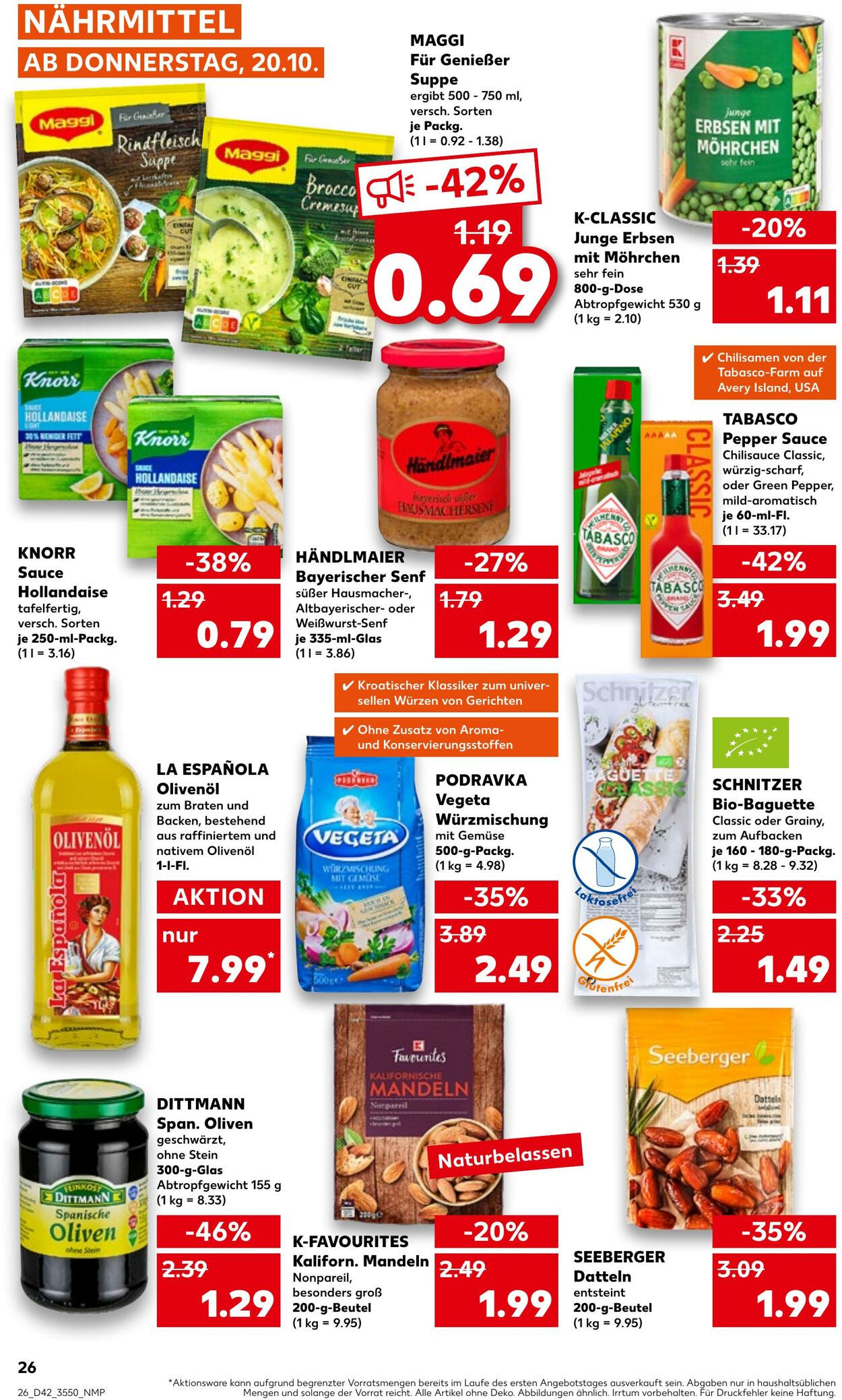 Prospekt Kaufland 20.10.2022 - 26.10.2022